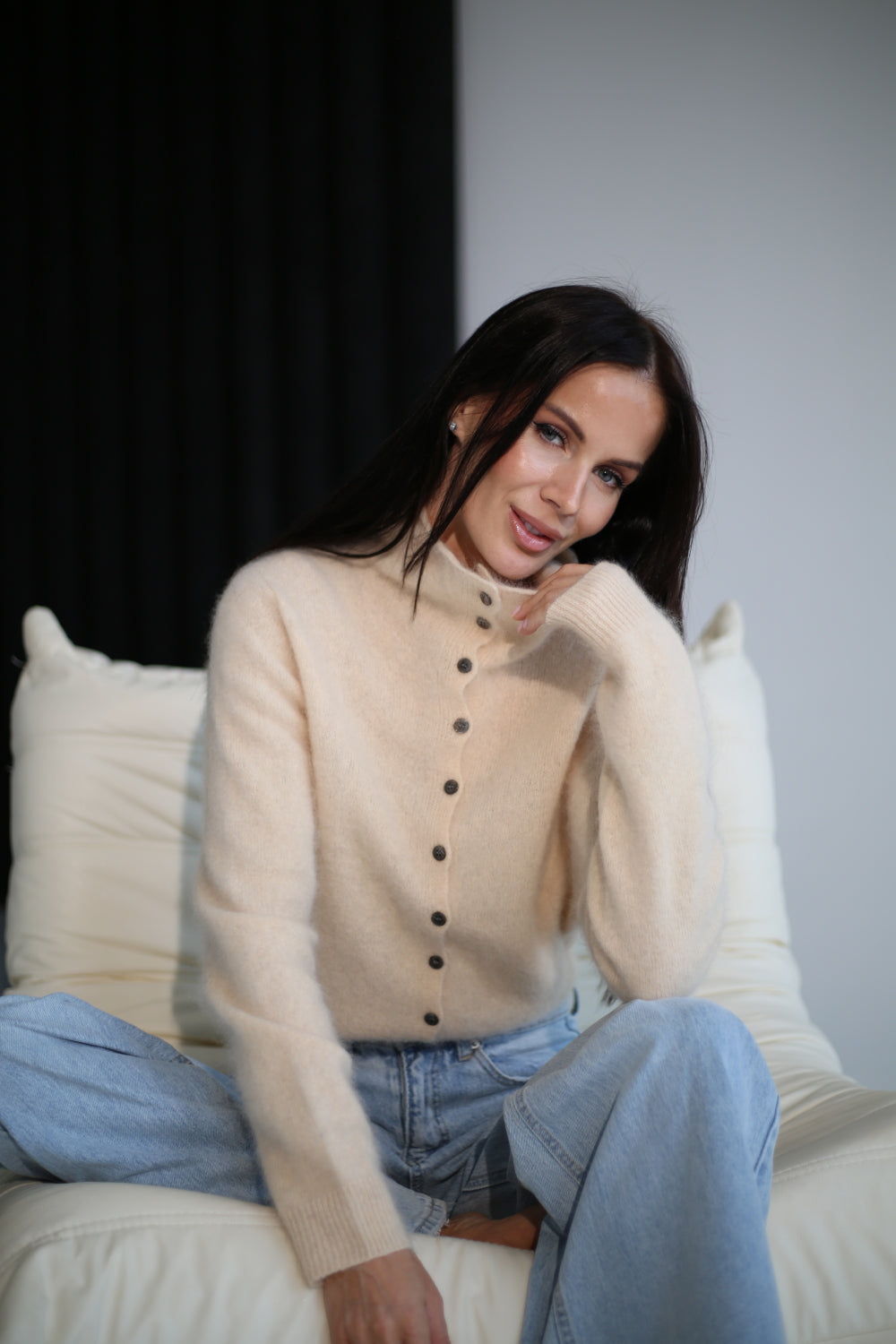 Bēša vilnas jaciņa 'Premium Cashmere' - 21257