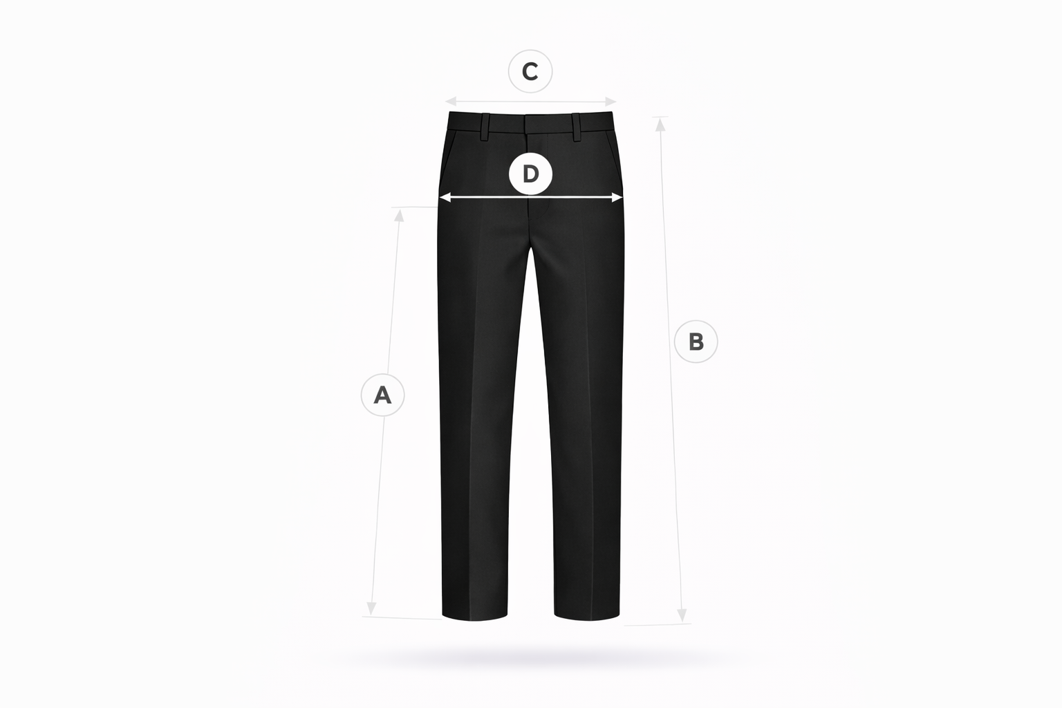 Pienbaltas oversize sportiska stila püksid - 18133