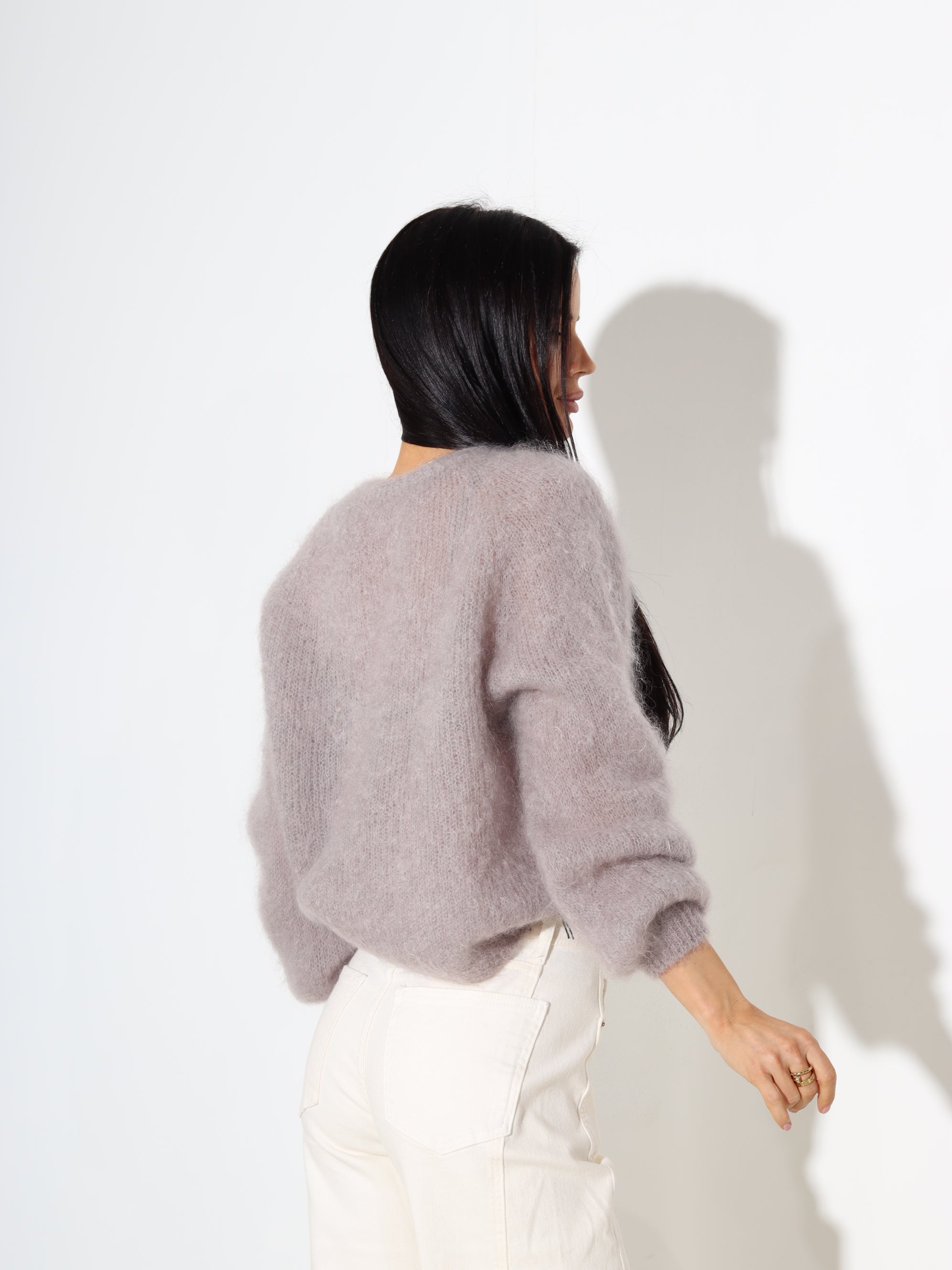 Taupes mohēras džemperis - 17899