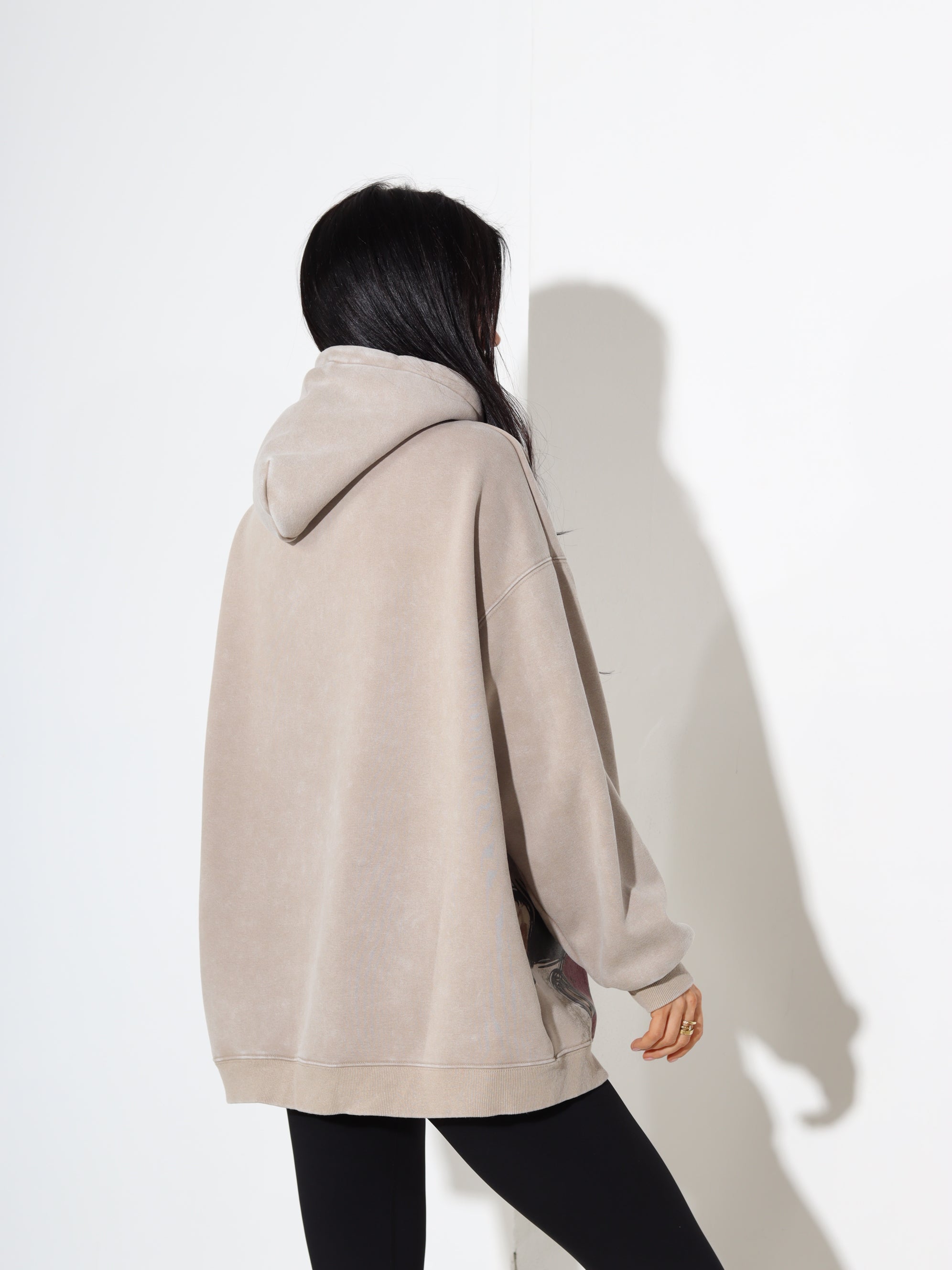 Bēšs džemperis/hūdijs ar "Mickey" - 17866