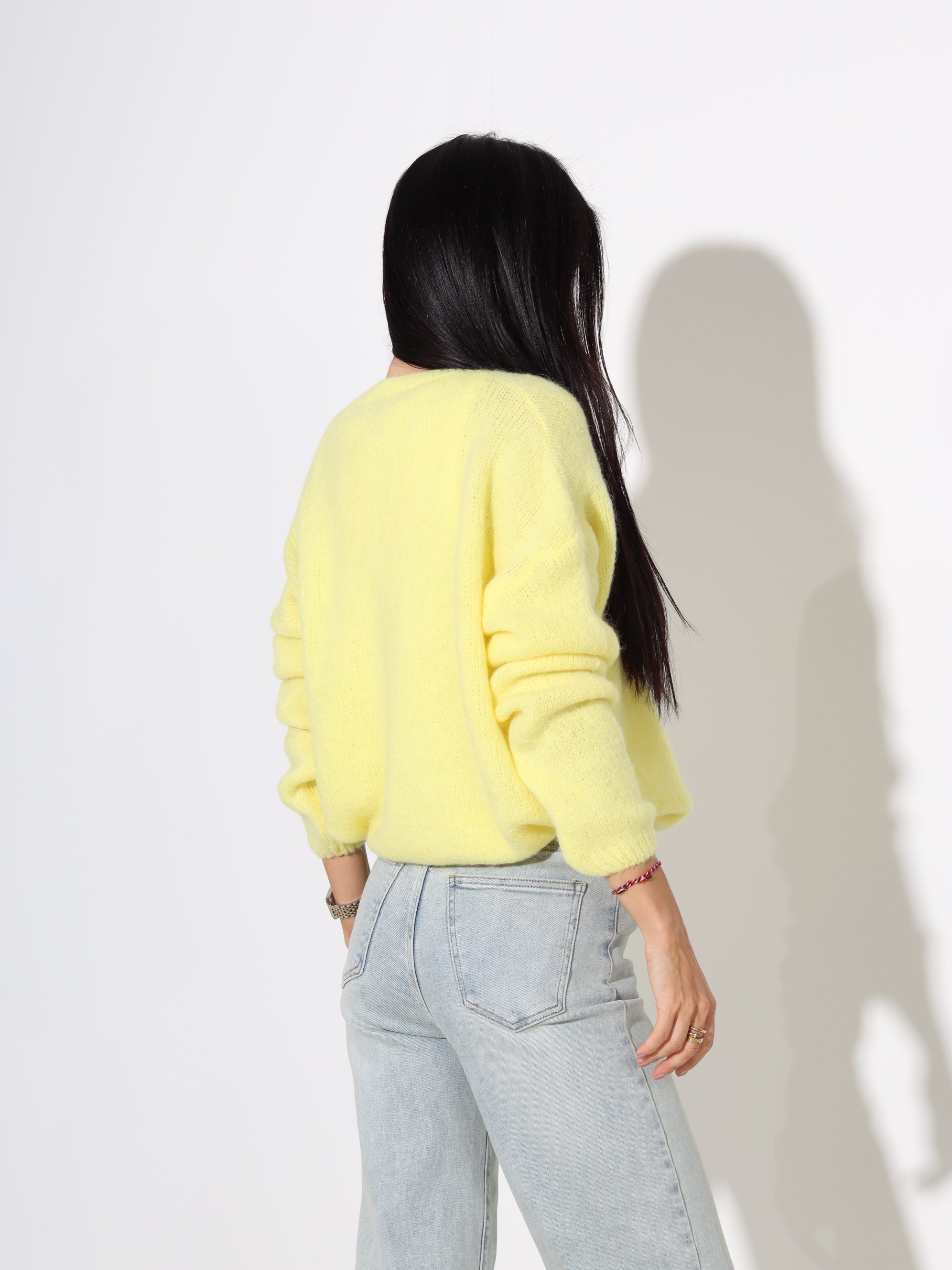 Dzeltena jaka ar pogu aizdari - 18119