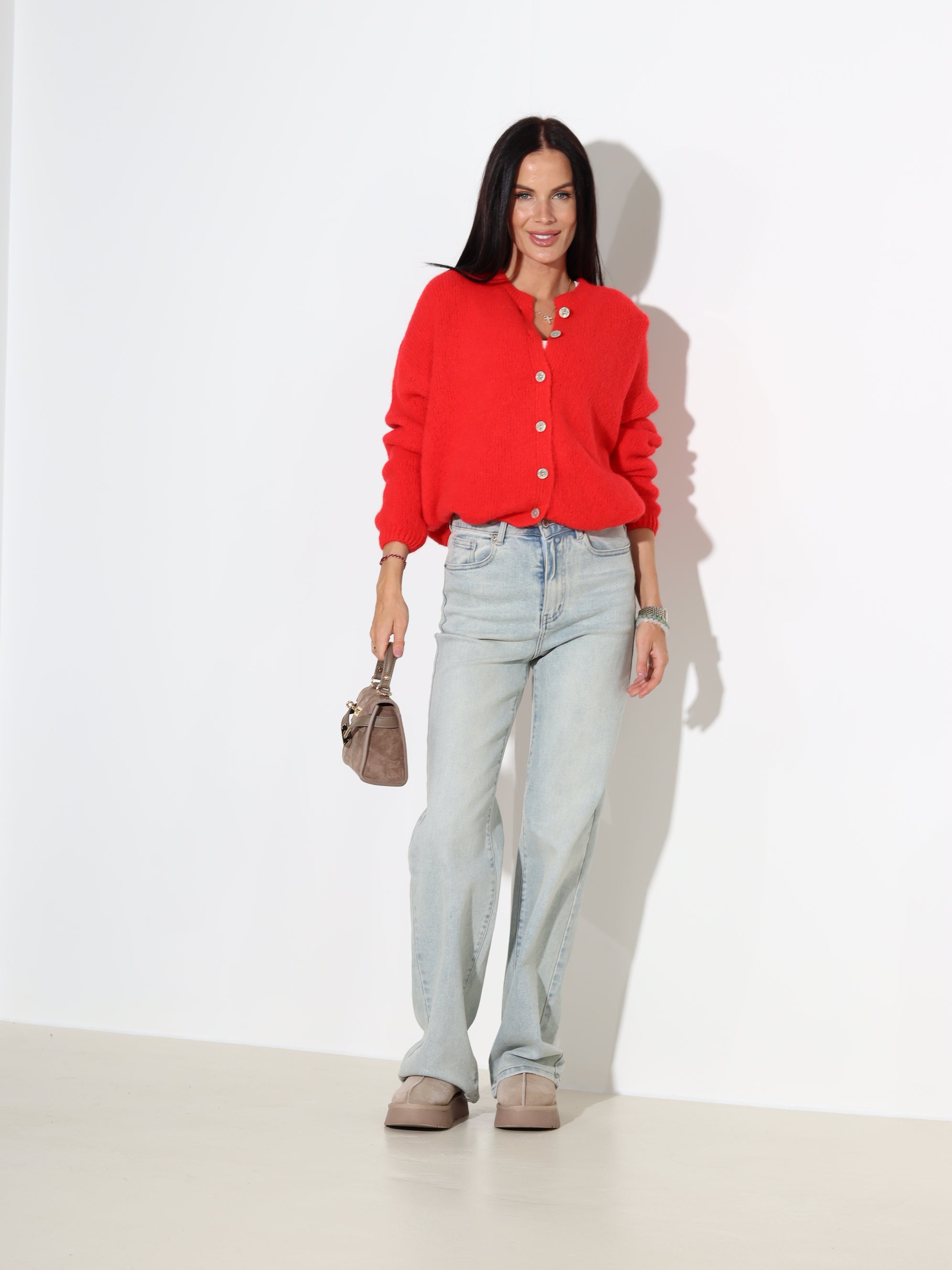 Sarkana jaka ar pogu aizdari - 18118