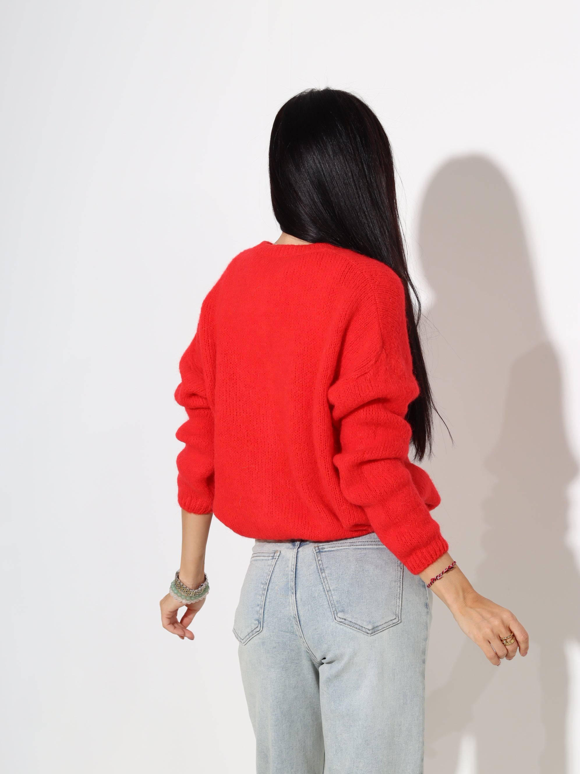 Sarkana jaka ar pogu aizdari - 18118