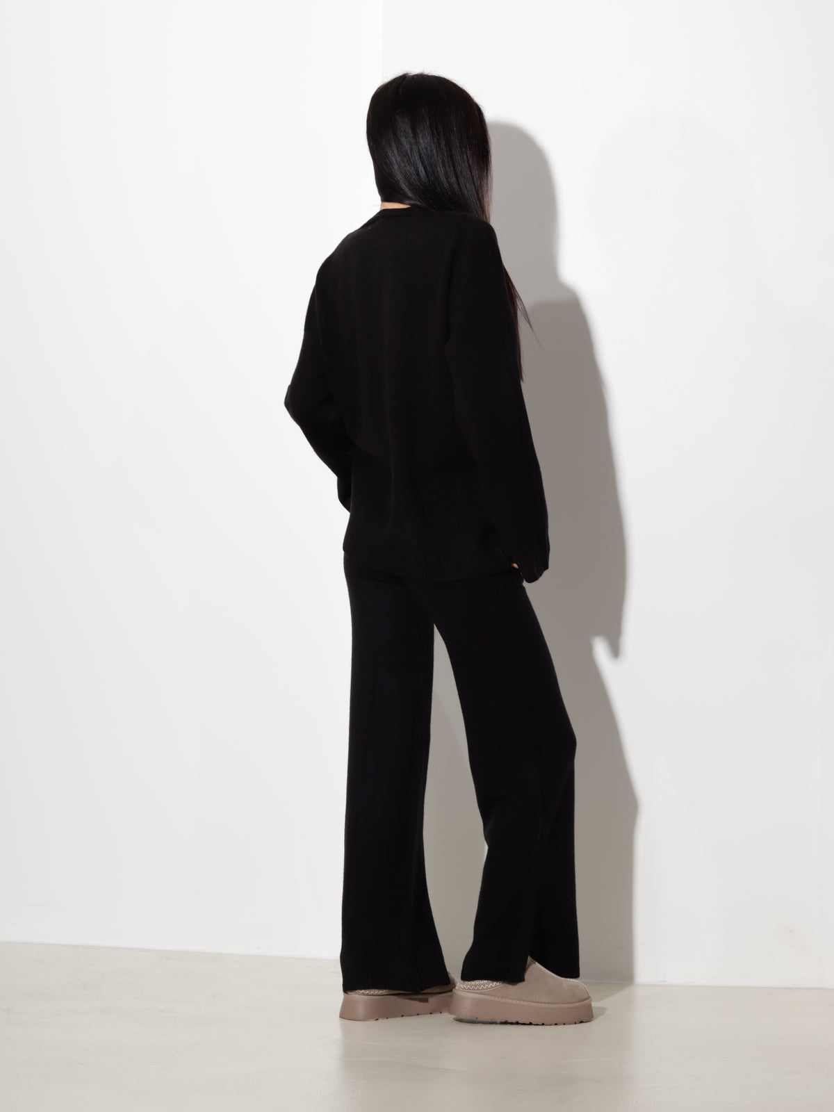 Melns adīts komplekts, 'Knit lounge' - 21327