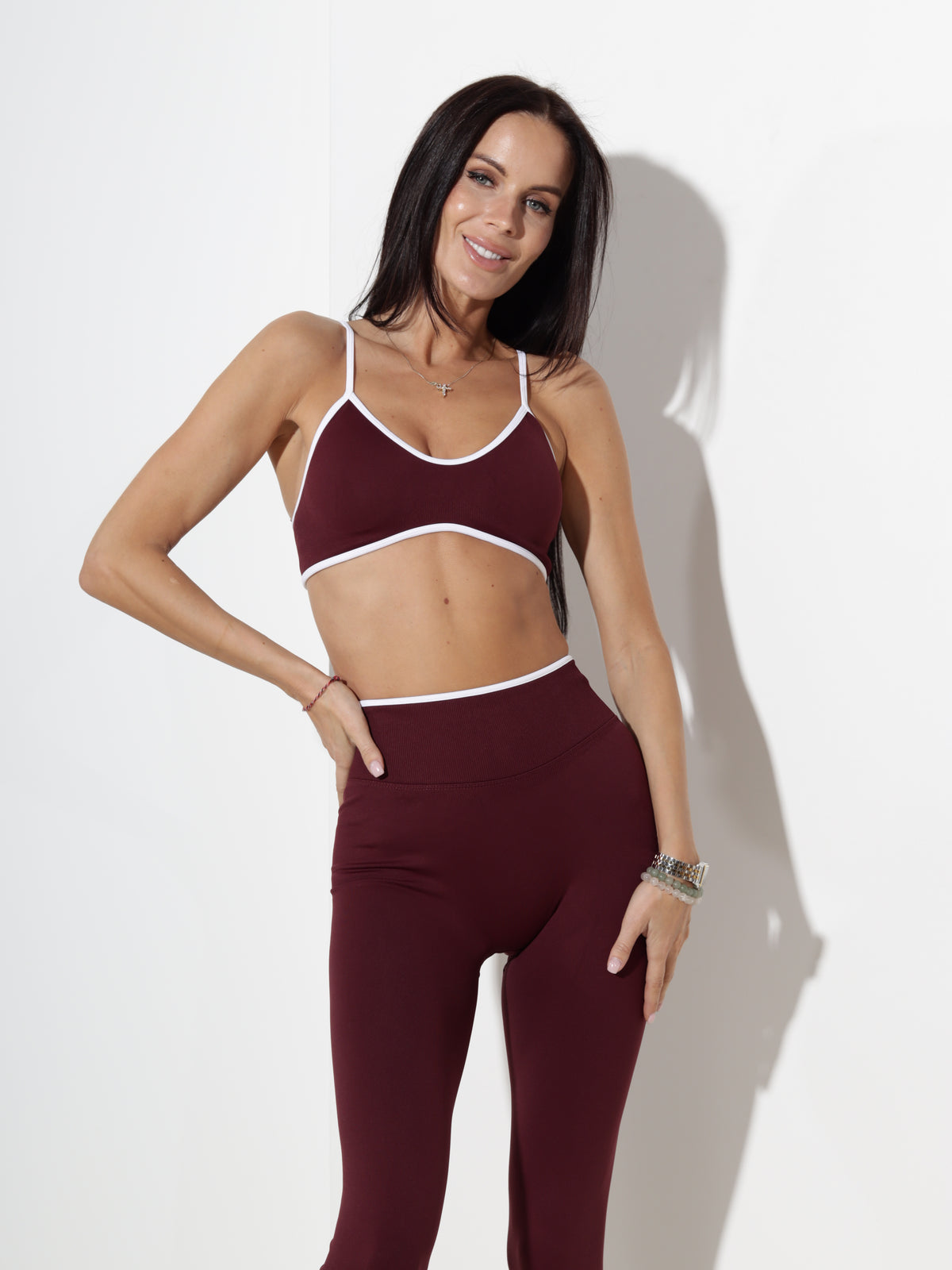Bordo krāsas sporta komplekts "Bordo Fit" - 21005