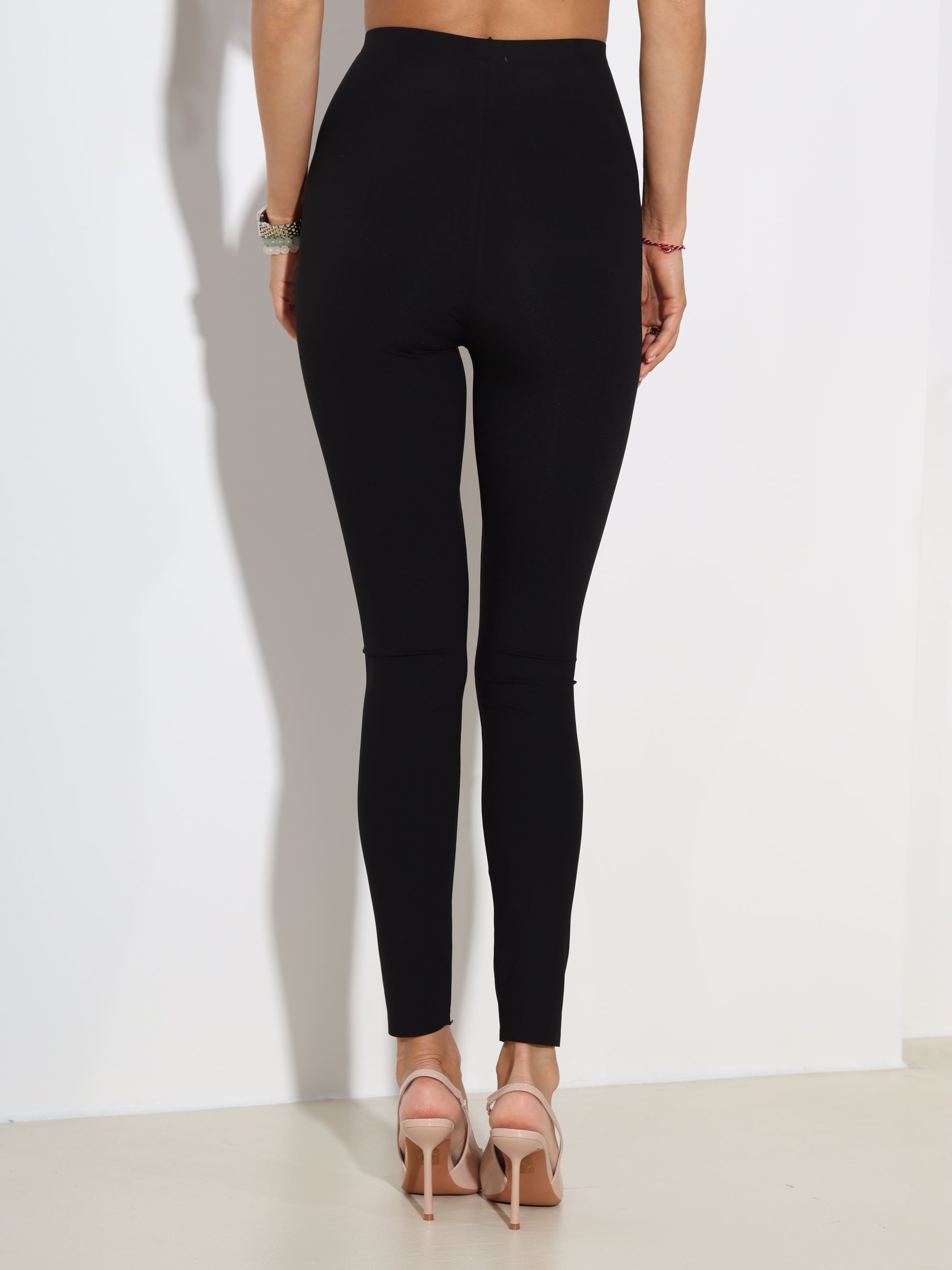 Melni legingi ar modulējošu efektu (extra long)- 19012