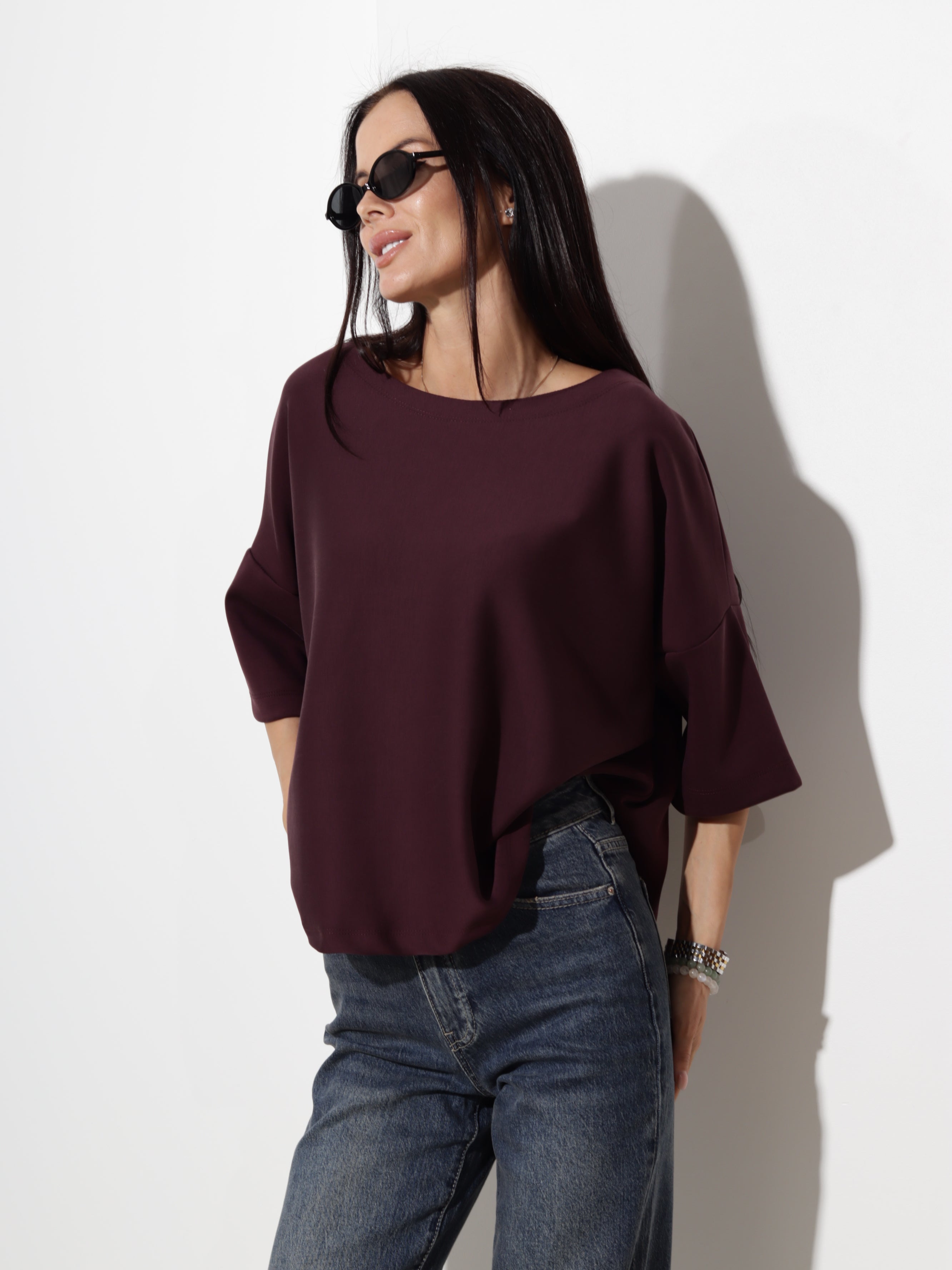 Violets oversize tipa tops- 20610