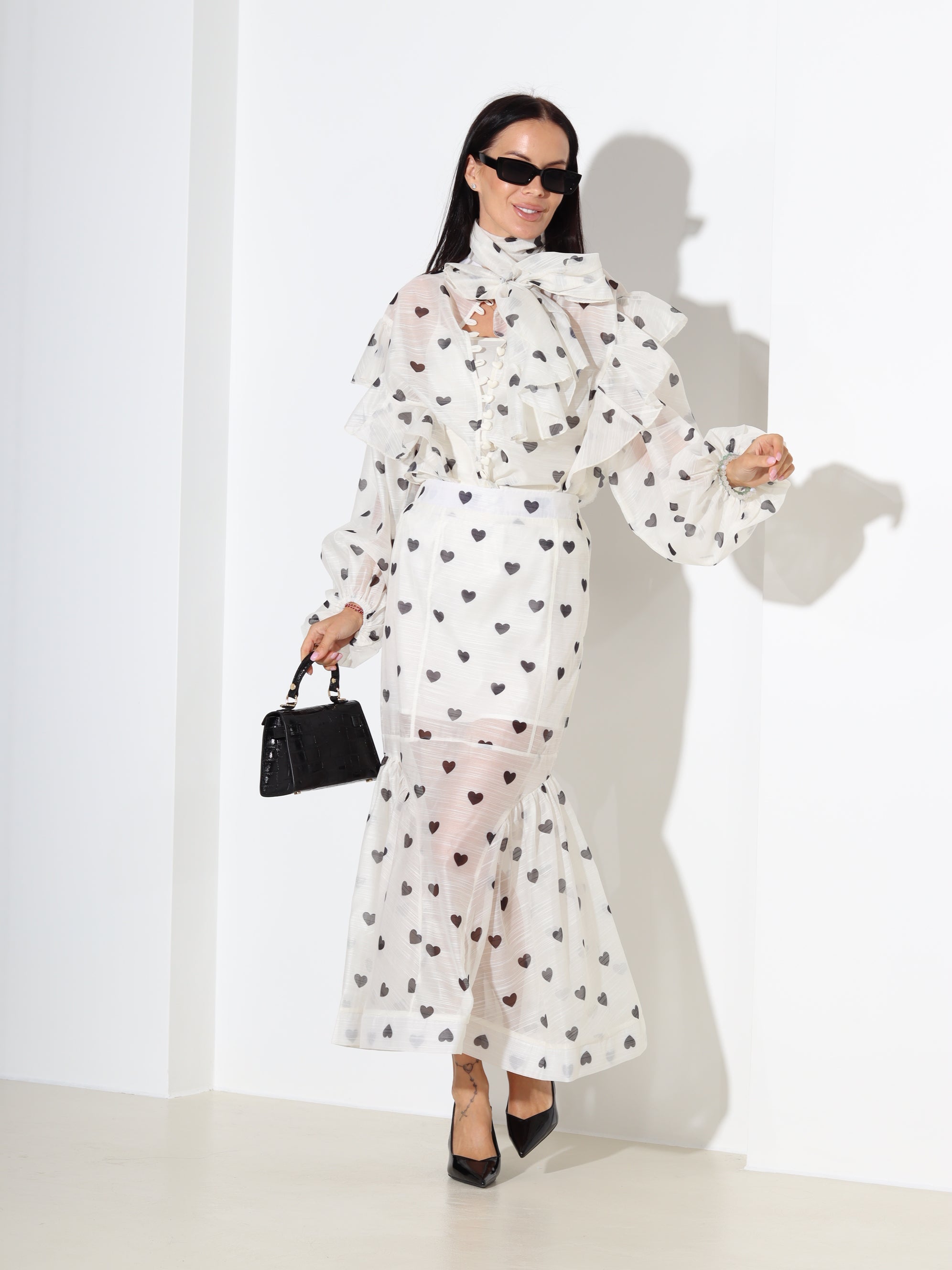 Bēšs komplekts "Parisian Hearts" - 18388