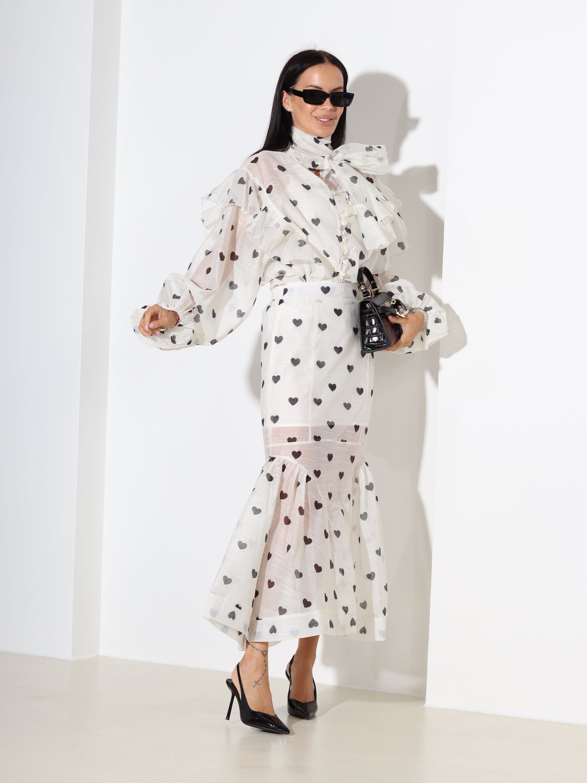 Bēšs komplekts "Parisian Hearts" - 18388