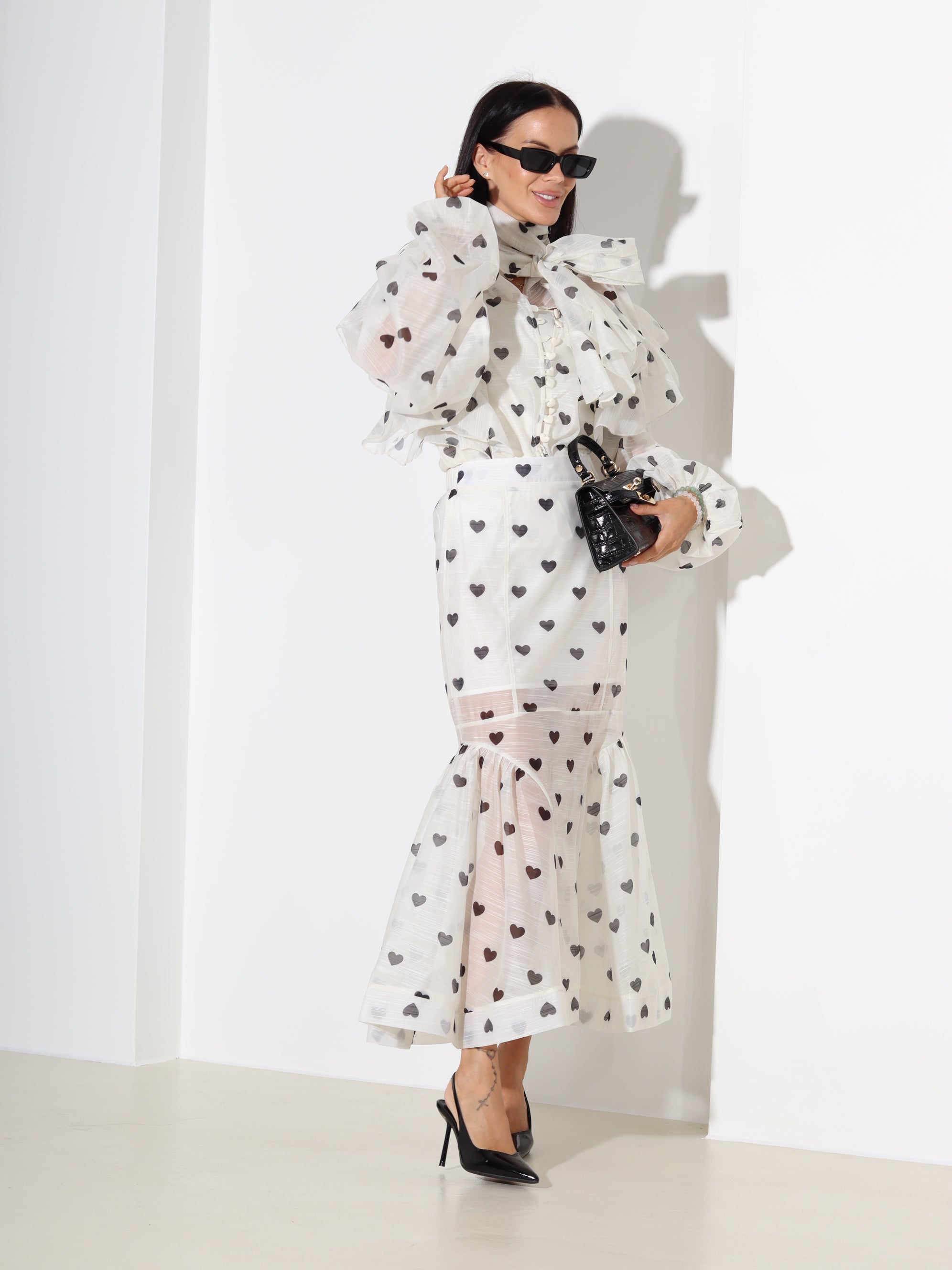 Bēšs komplekts "Parisian Hearts" - 18388