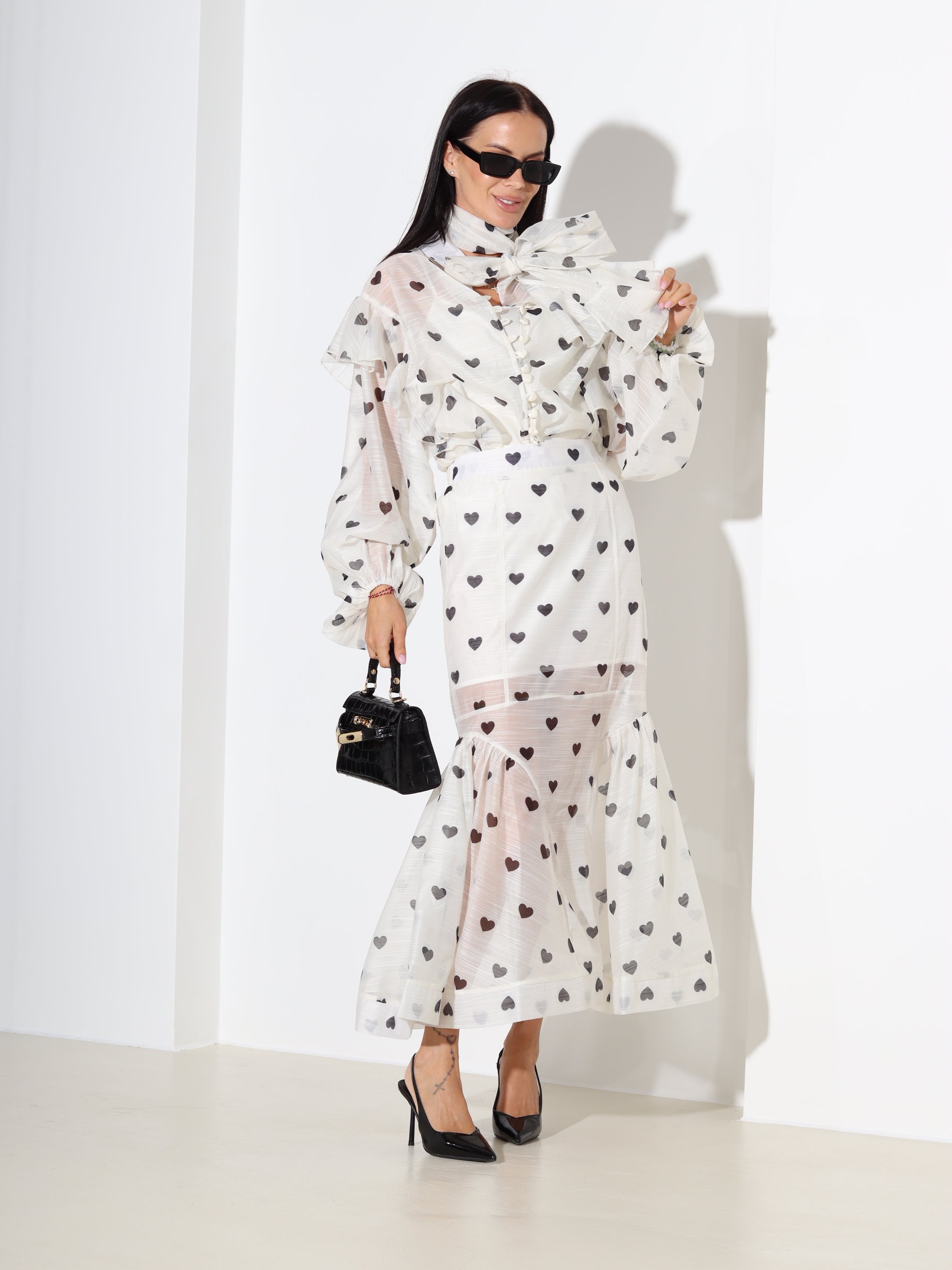 Bēšs komplekts "Parisian Hearts" - 18388