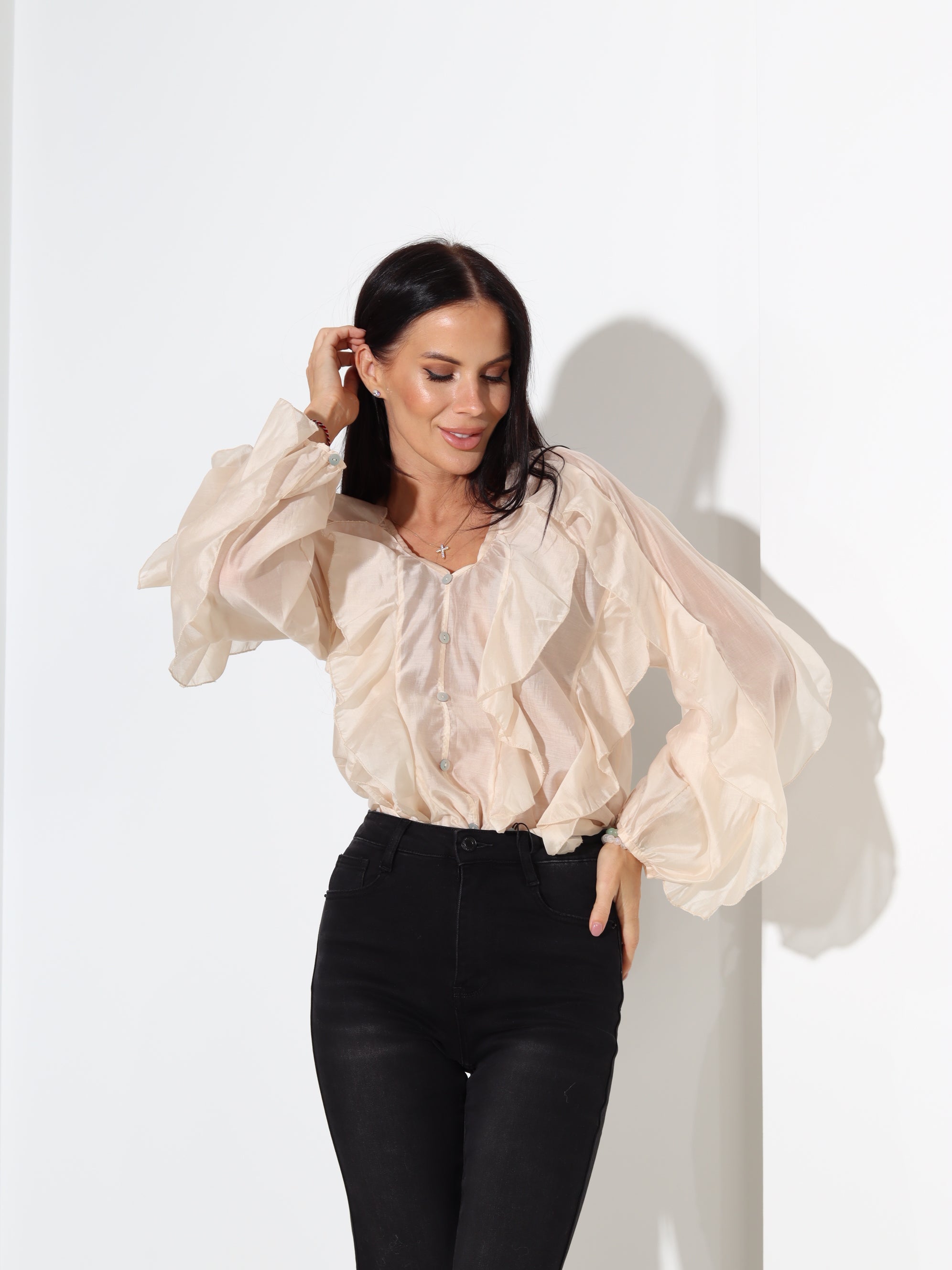 Bēša blūze 'Volānrišiņa' - 18159