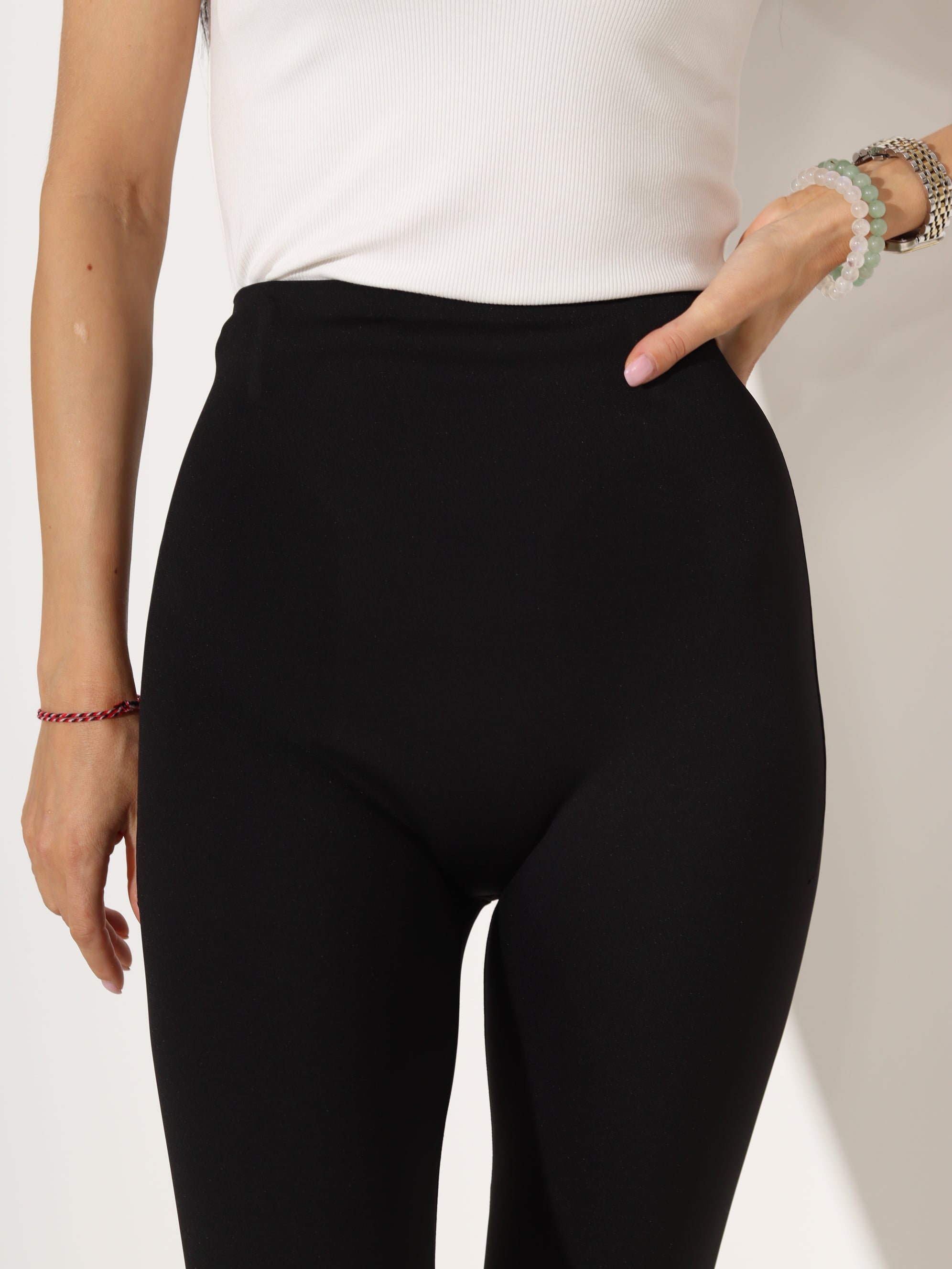 Melni legingi ar ekstra augstu vidukļa daļu - 18442