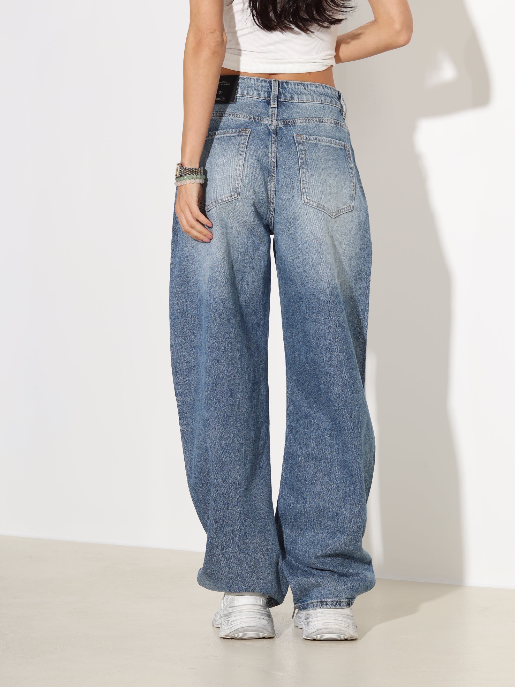 Zilas džinsa püksid 'Barrel' mudel - 18166