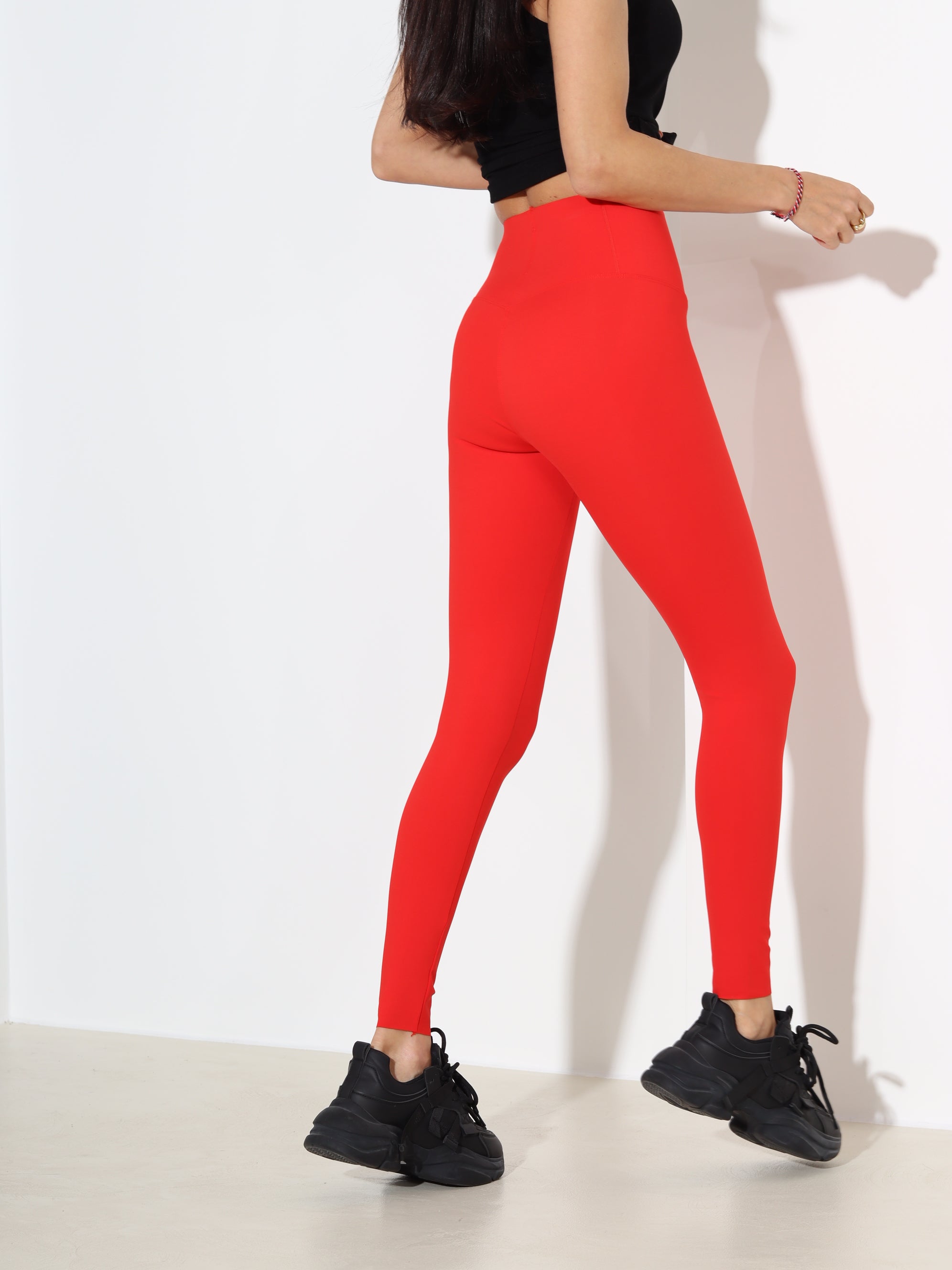 Sarkani legingi ar iestrādātu "stieplīti" - 18153