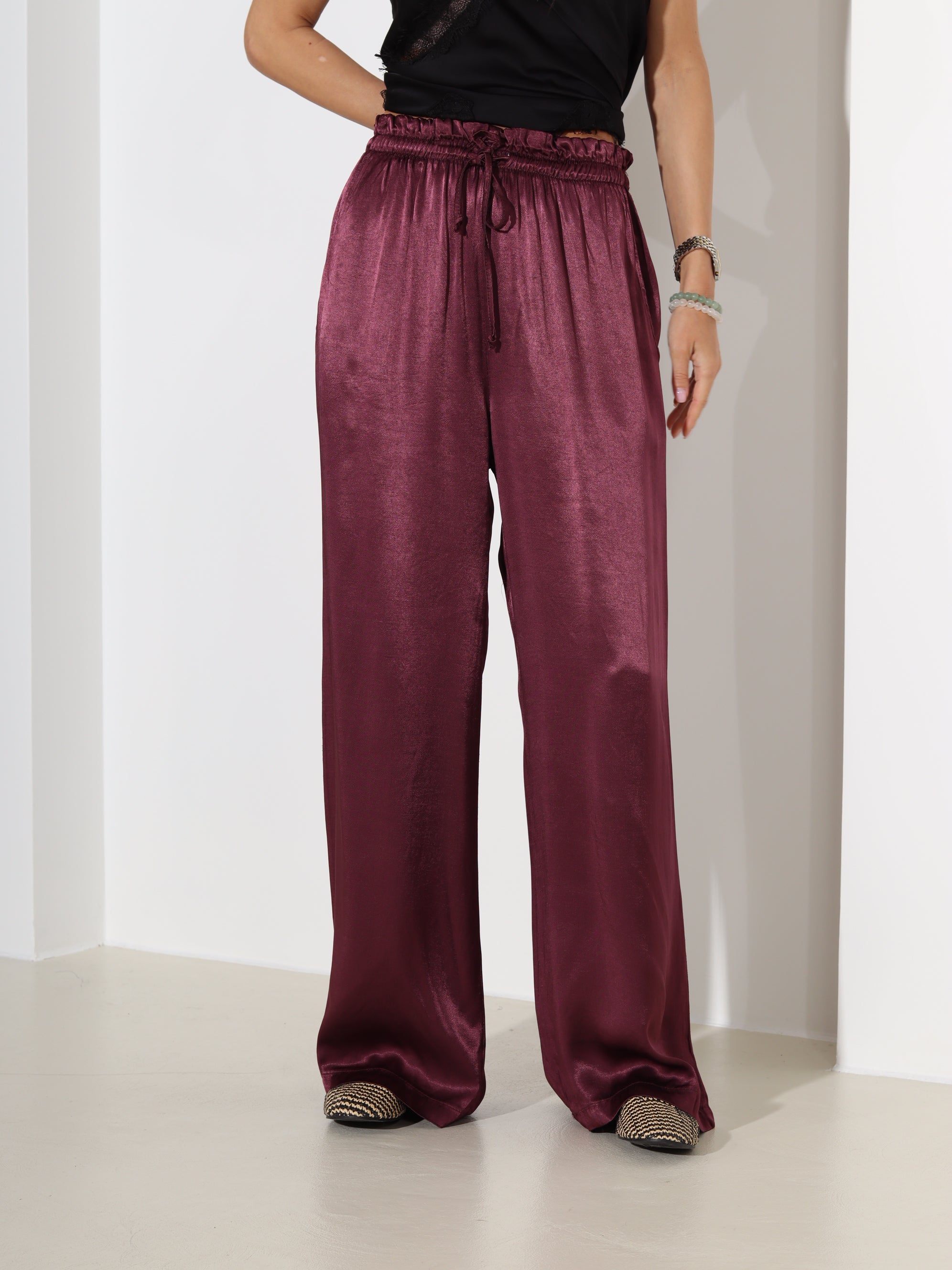 Violetas viskozes bikses- 18483