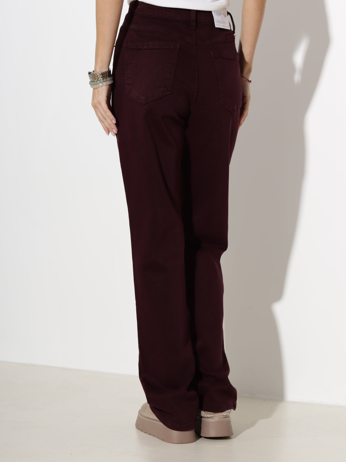 Bordo džinsu bikses "Straight fit"- 21139