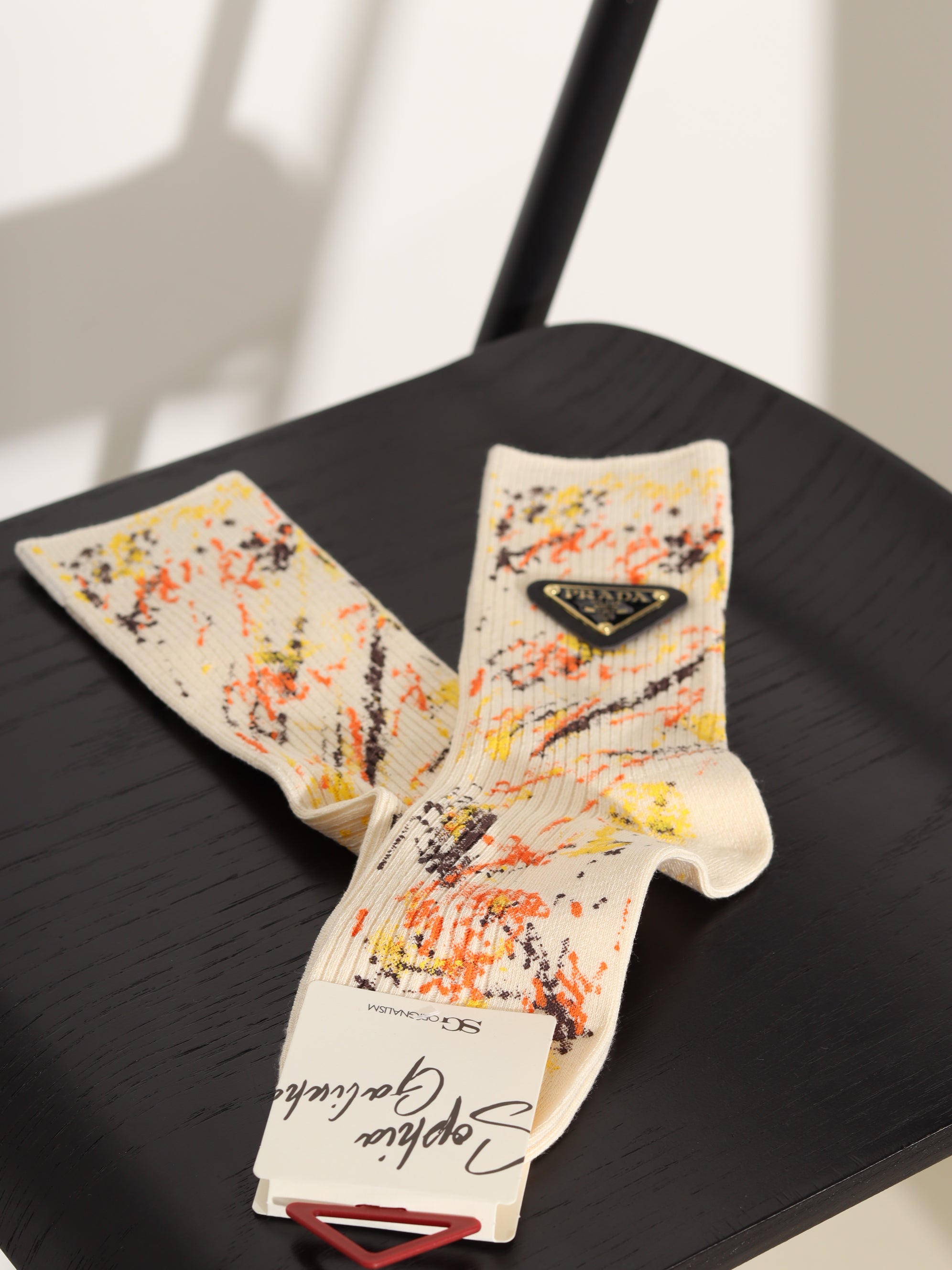 Bēšas stilizētas zeķes – 18176