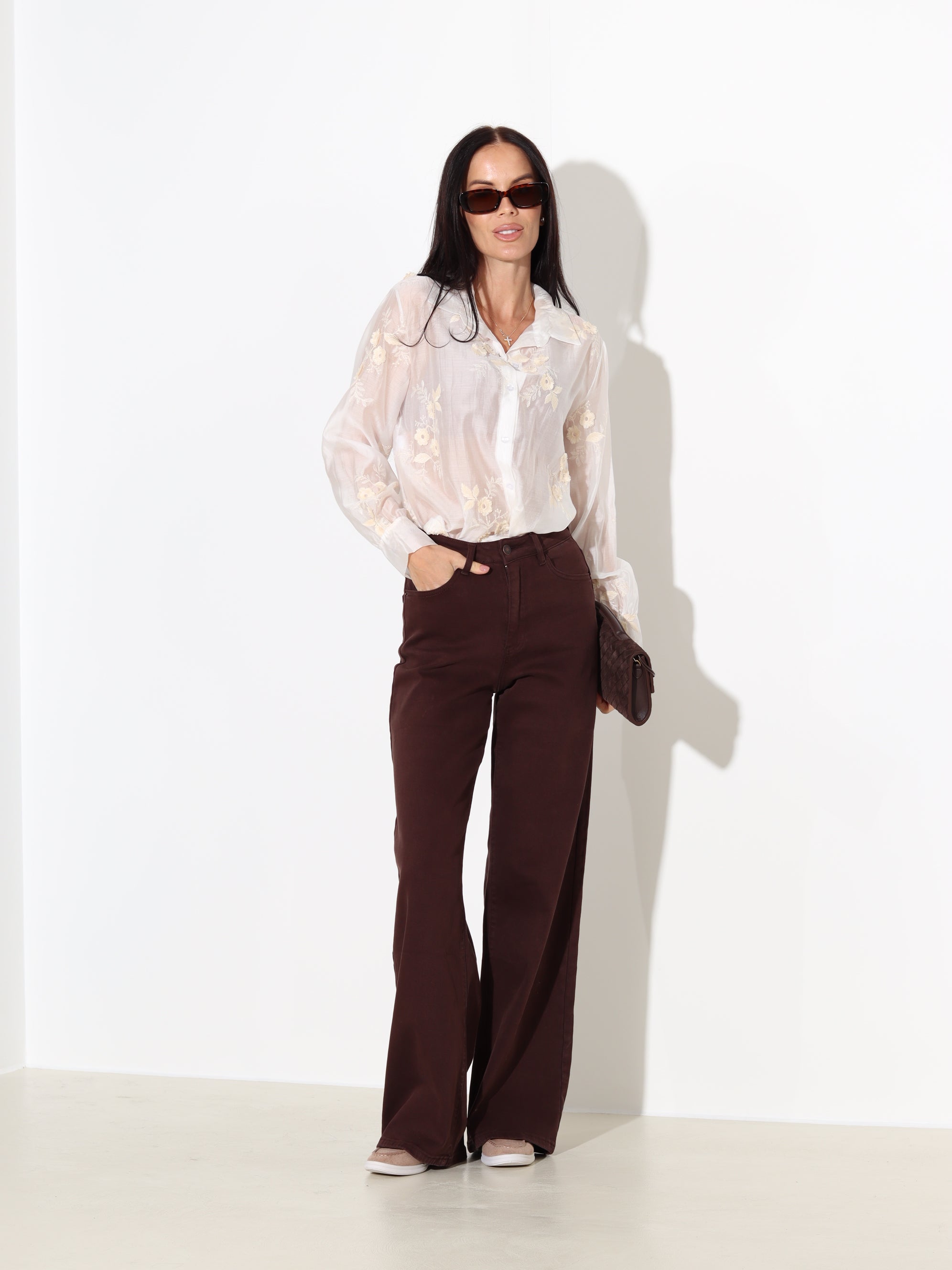 Balts krekls "Ābeļzieds" - 17994