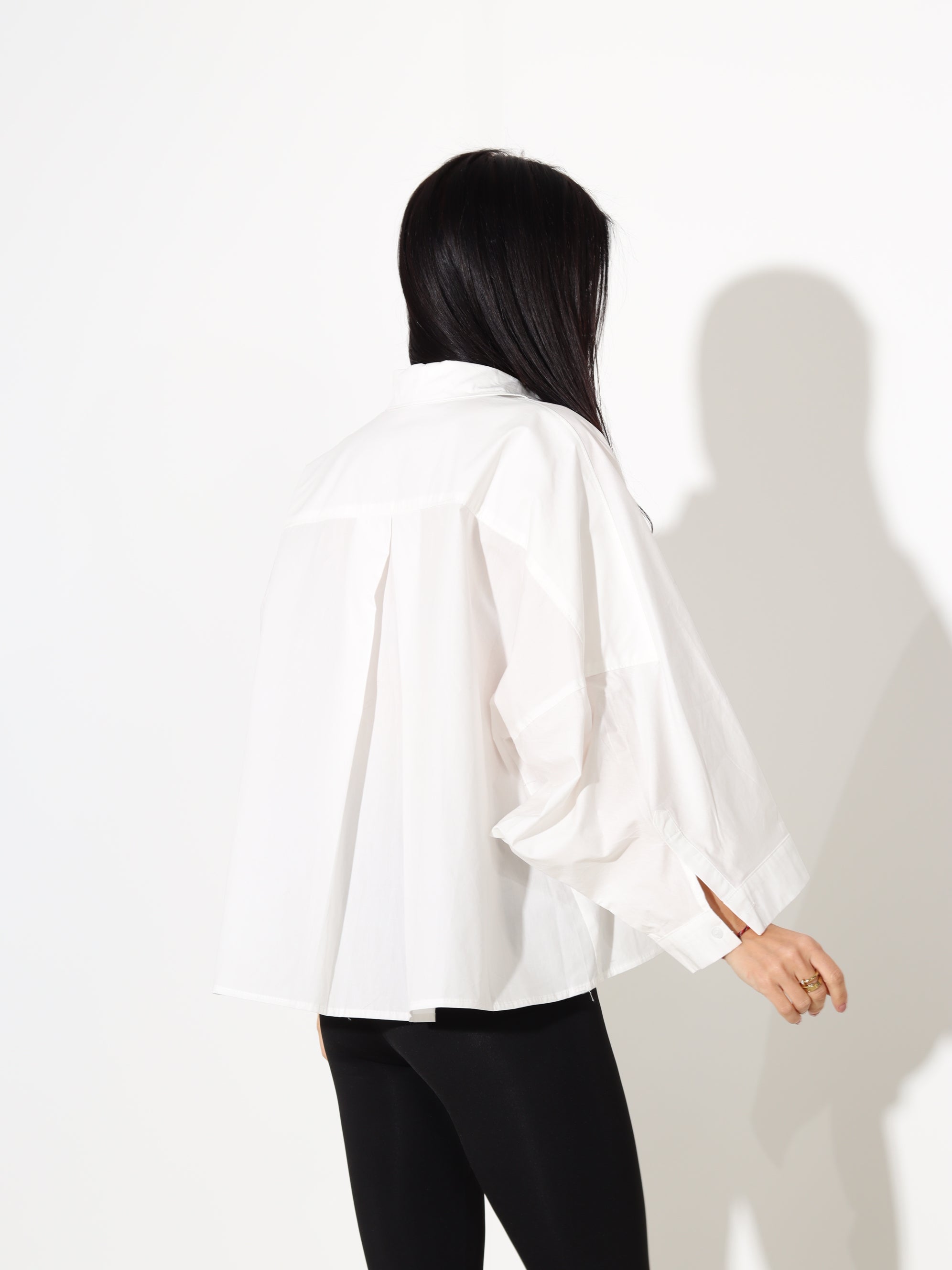 Balts saīsināta garuma krekls - 17991