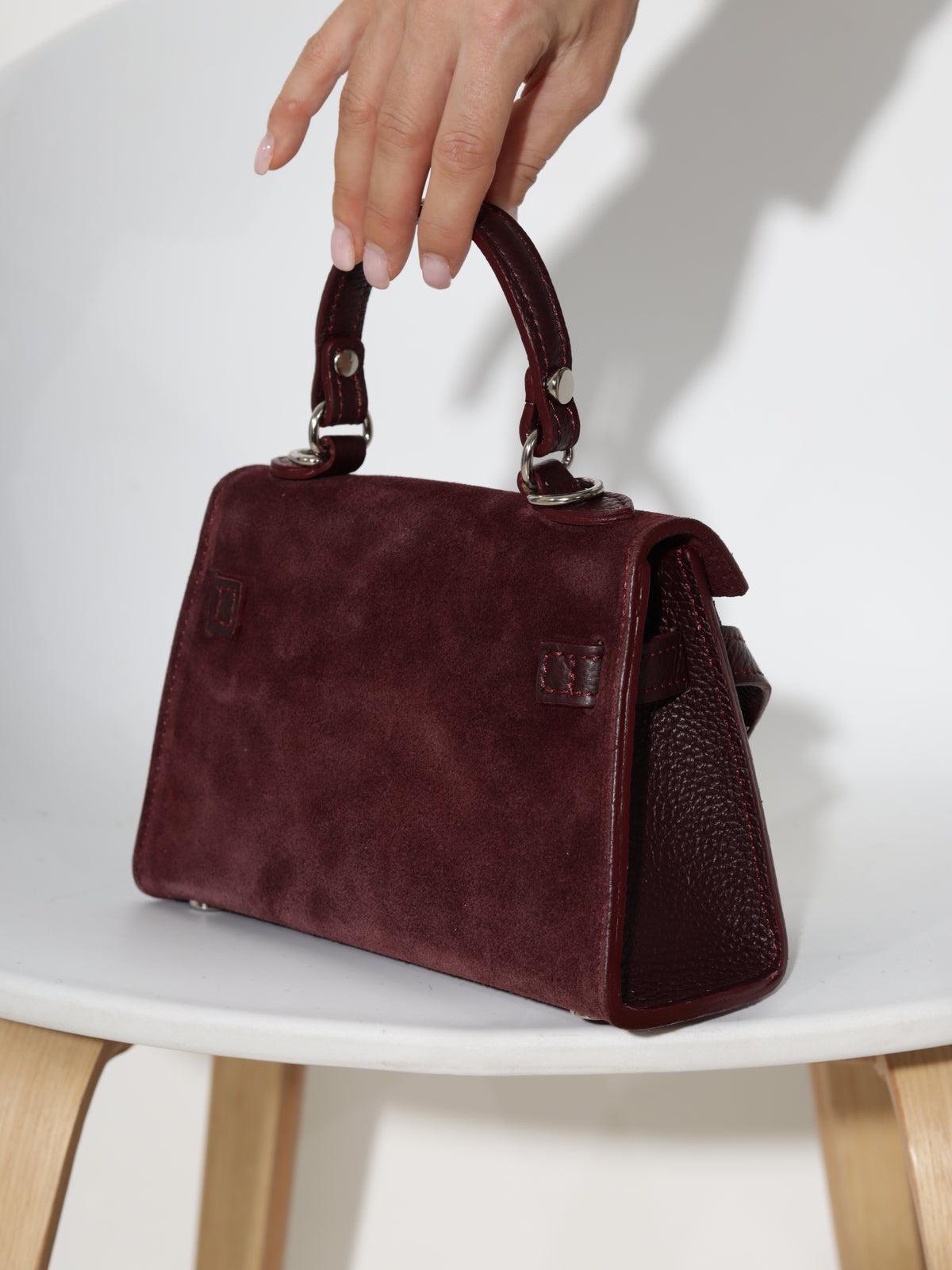 Bordo z/ā + d/ā soma ar sudraba aizdari "Mini klasika" - 20852