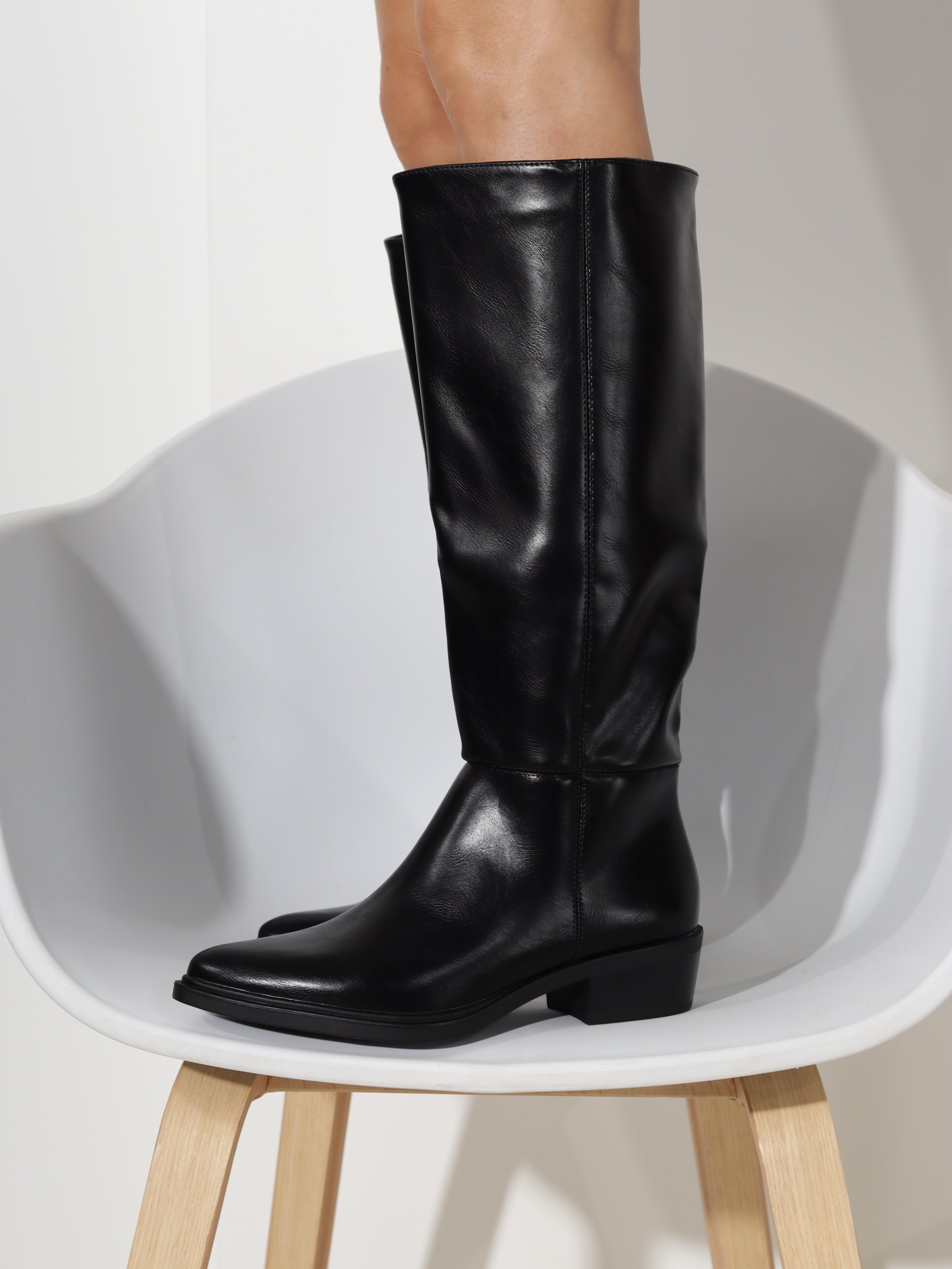 Melni gari zābaki 'Riding style', eleganti - 20645