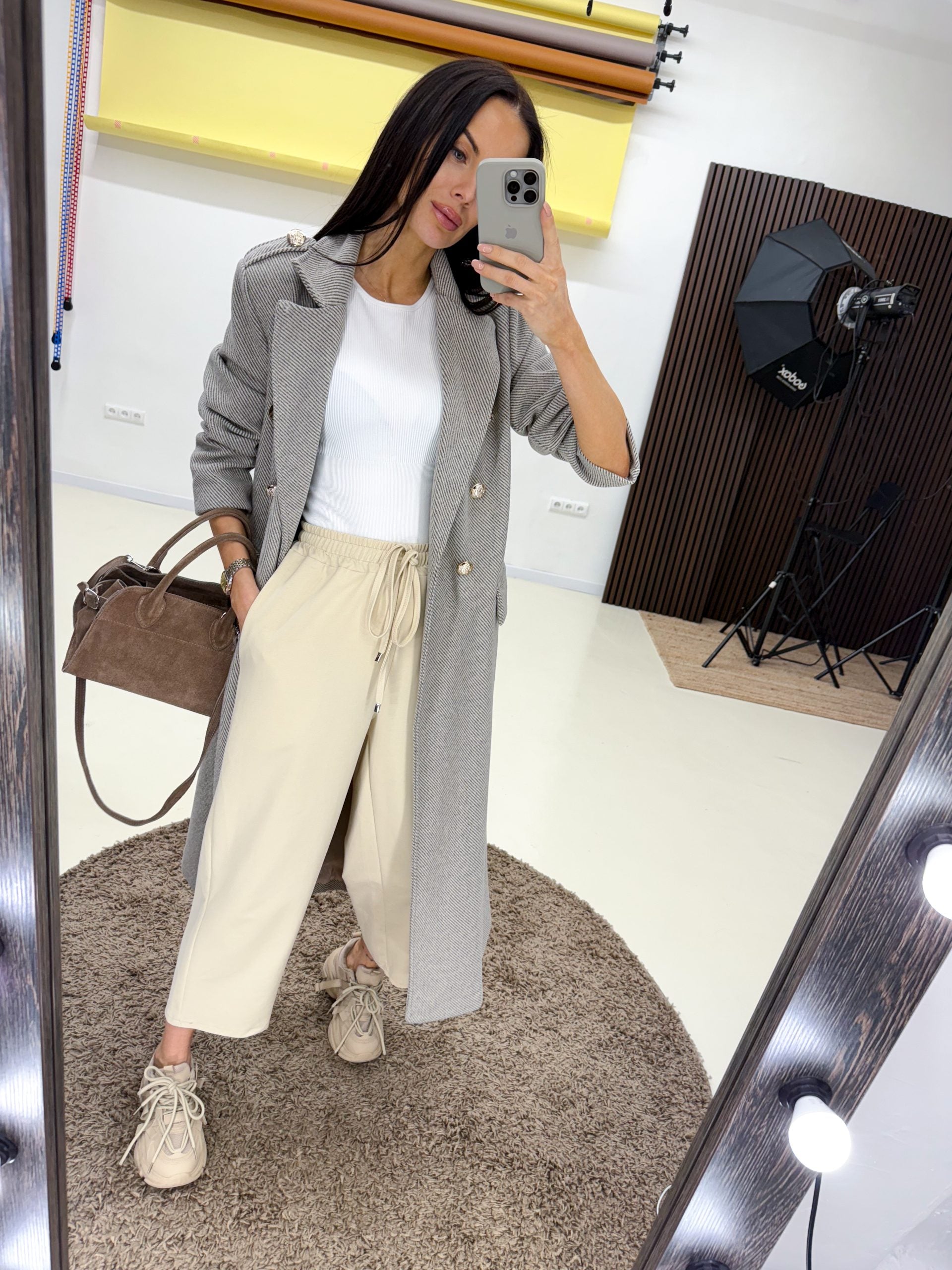 Bēšas 3/4 bikses - 14174