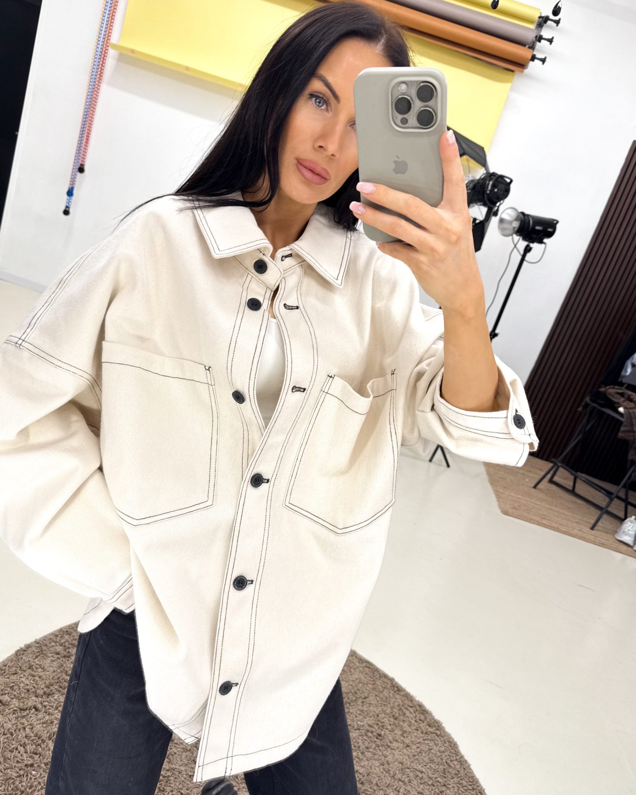 Bēšs ,, Lumina'' krekls - 4.