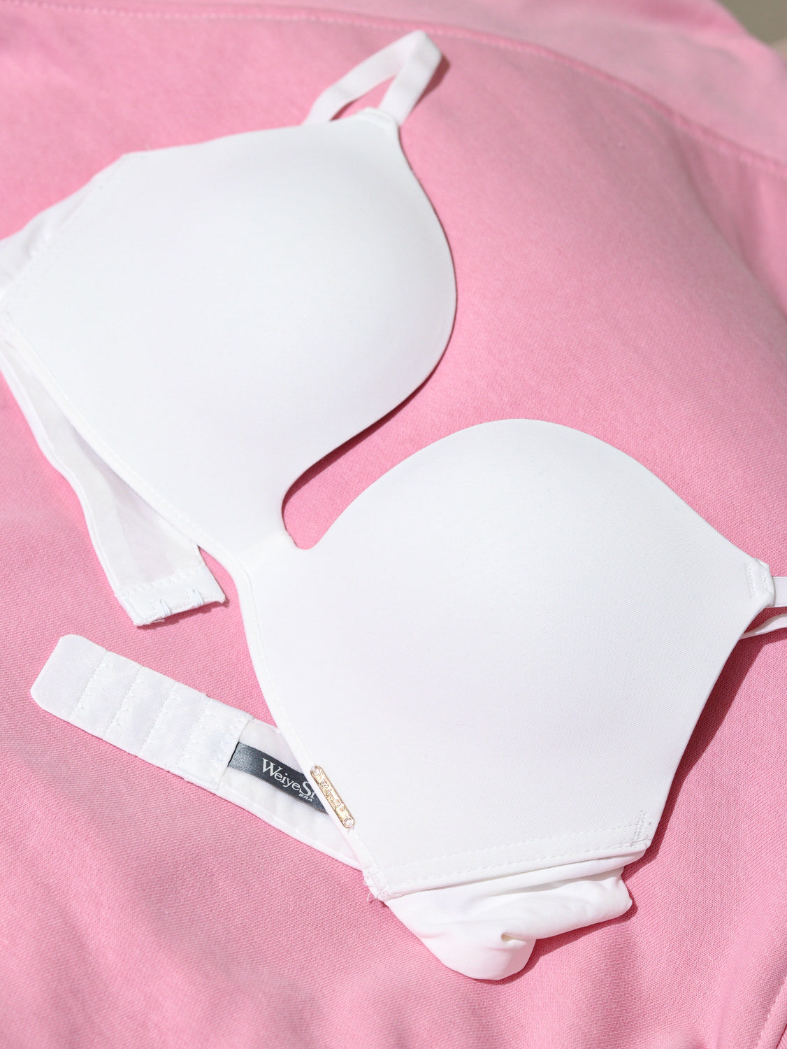 Balts bezvīļu krūšturis ,,Weiye Si " - 14391