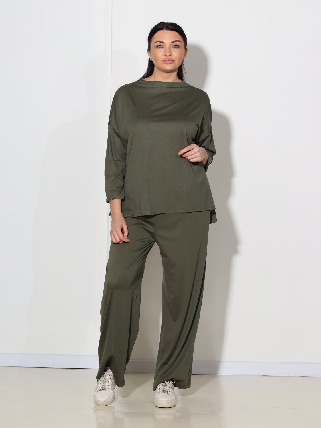 Zaļš tops oversize - 14047