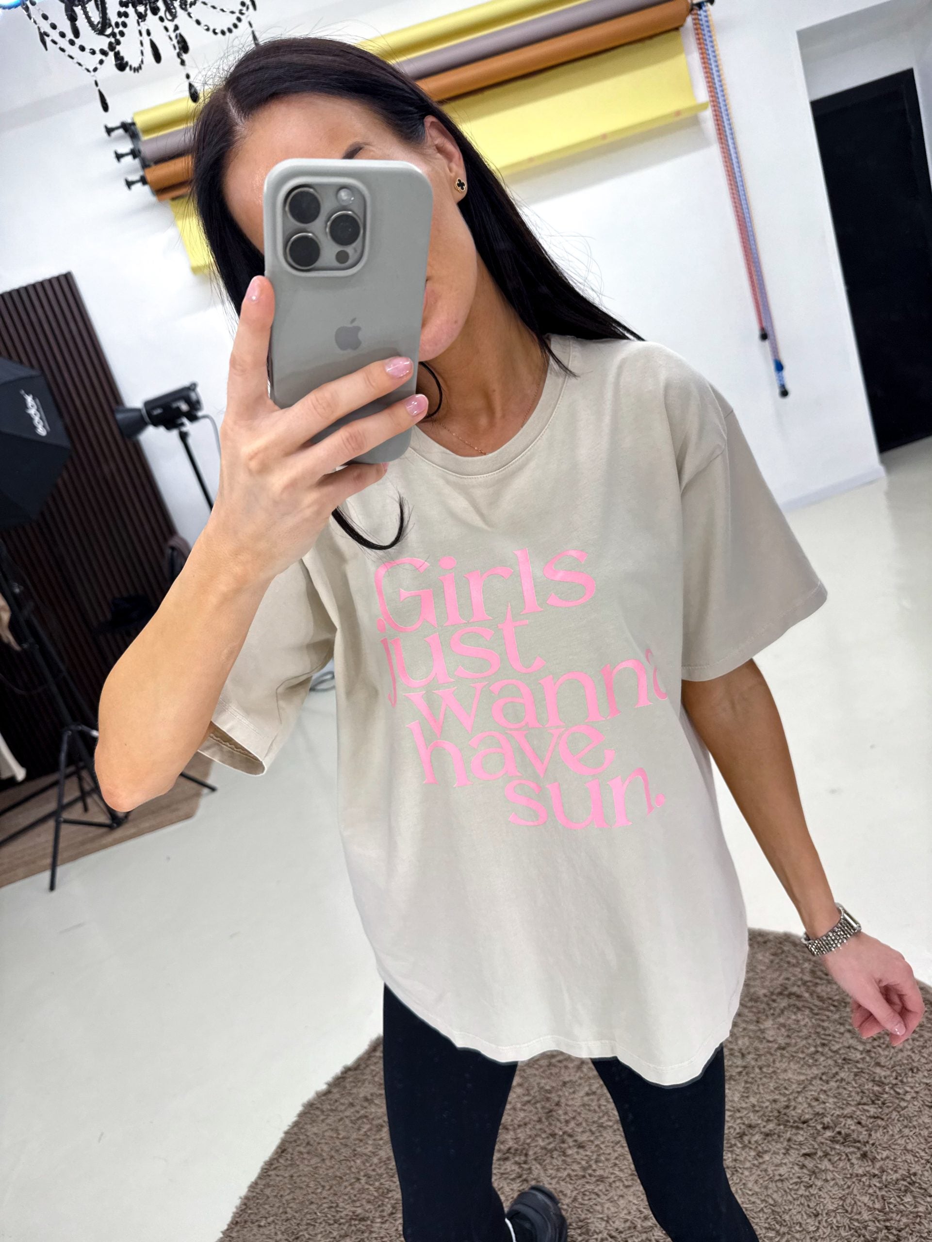 Bēšs tops ''Girls.."- 14556