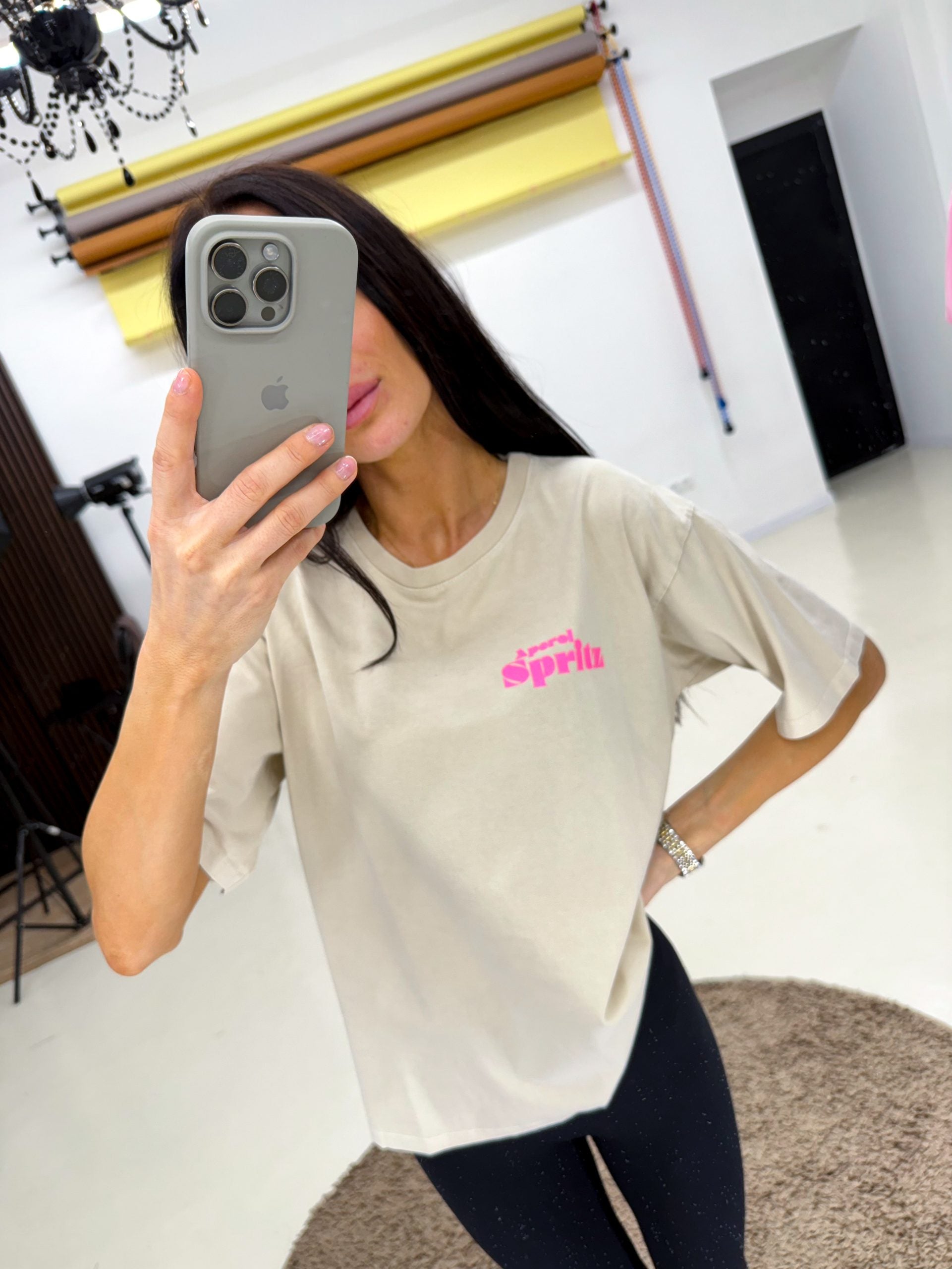 Bēšs tops ''Aperol Spritz"- 14557