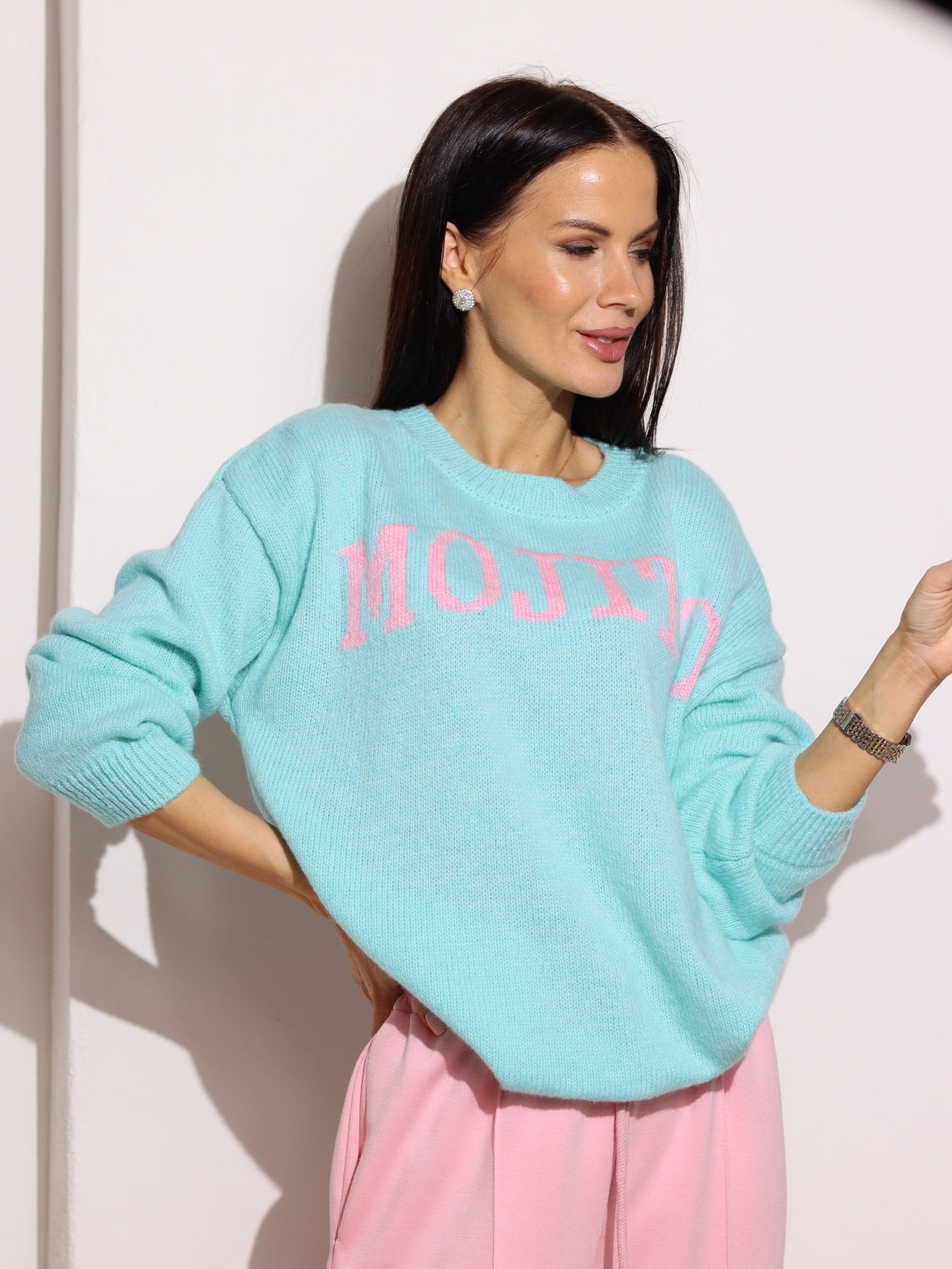 Zilgan zaļš džemperis 'MOJITO' - 14064