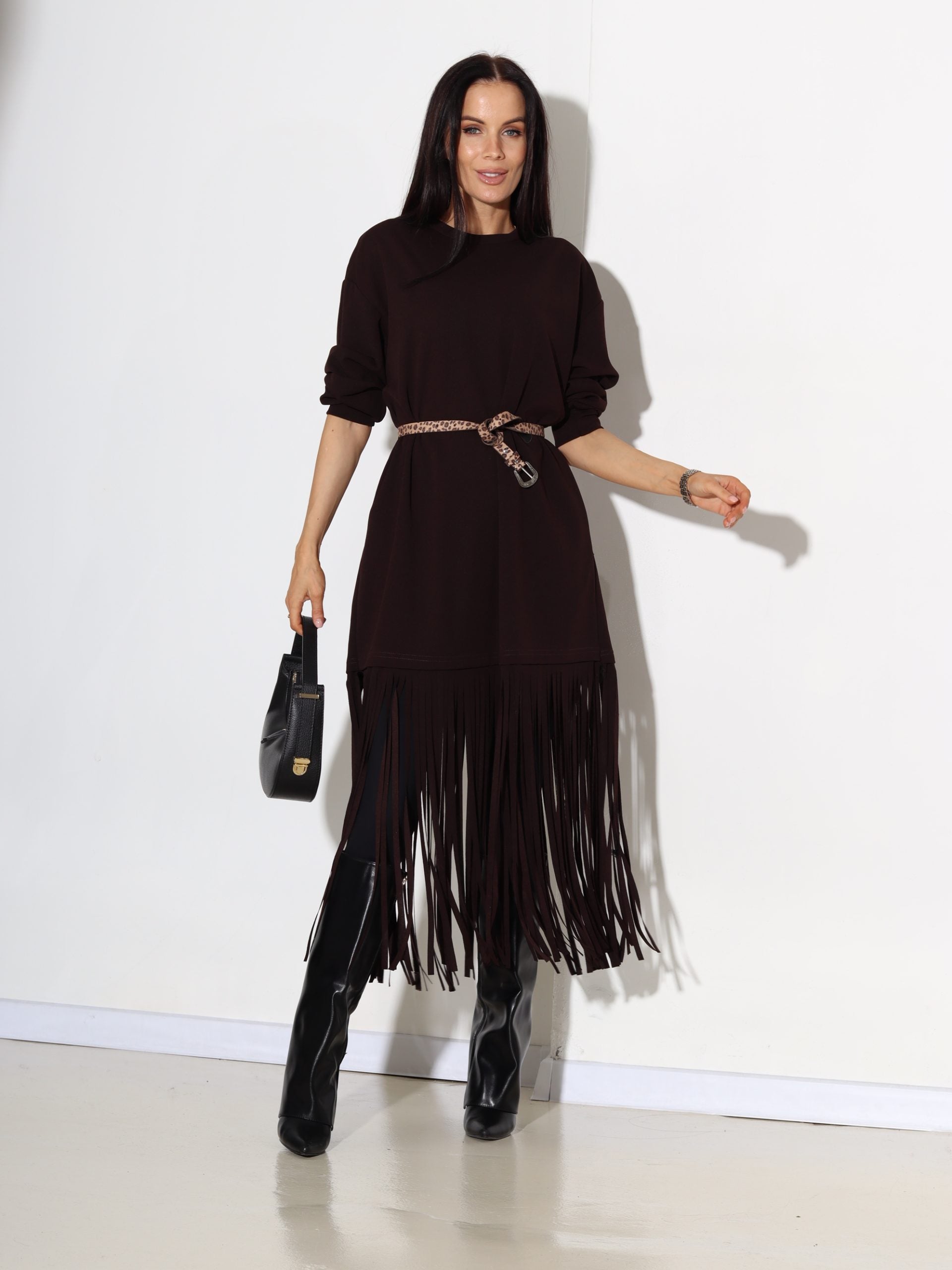 Brūna gara kleita,, Skariņa'' - 17554