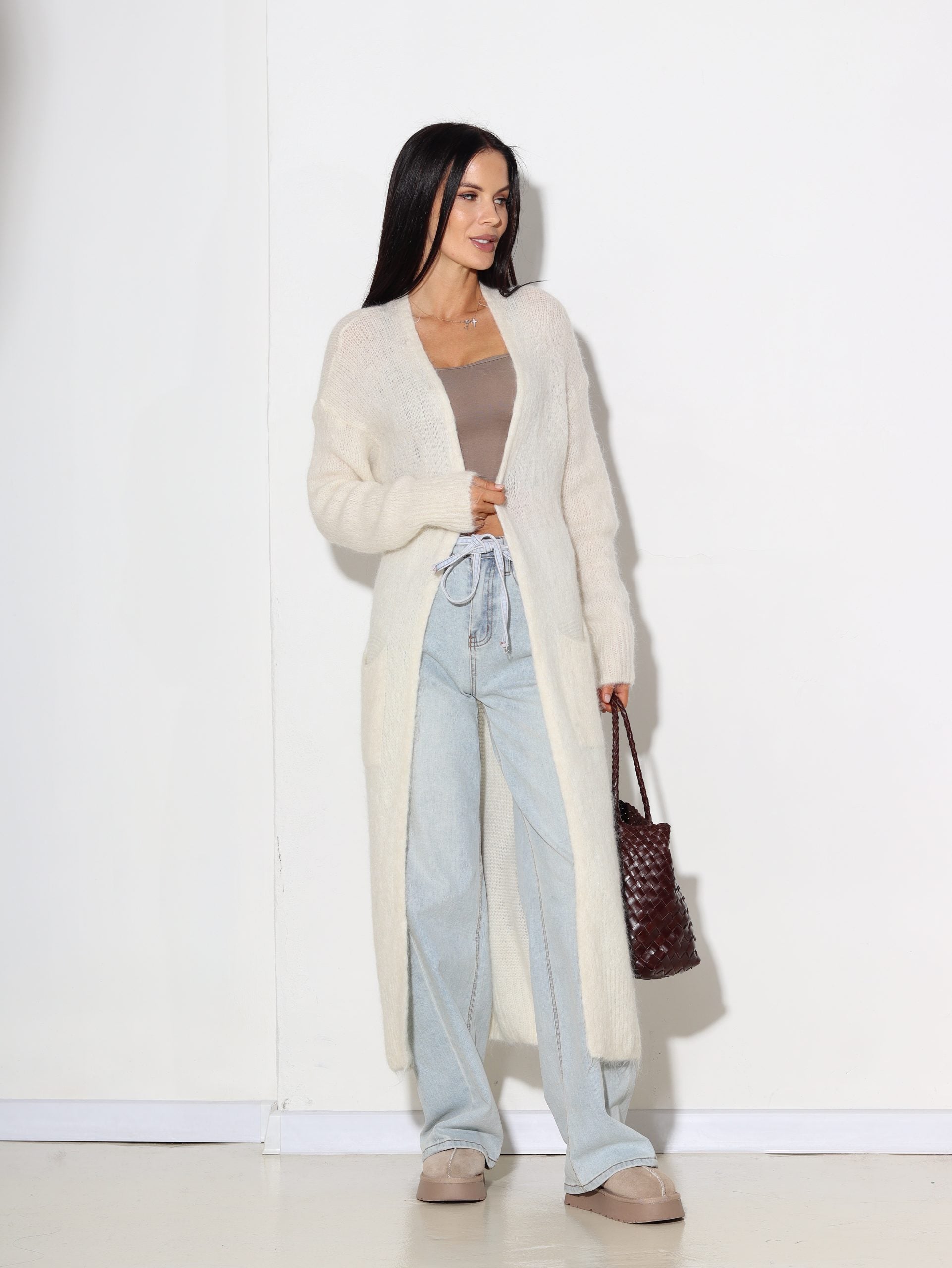 Balta, midi jaka bez aizdares (alpaka sastāvā) - 16242