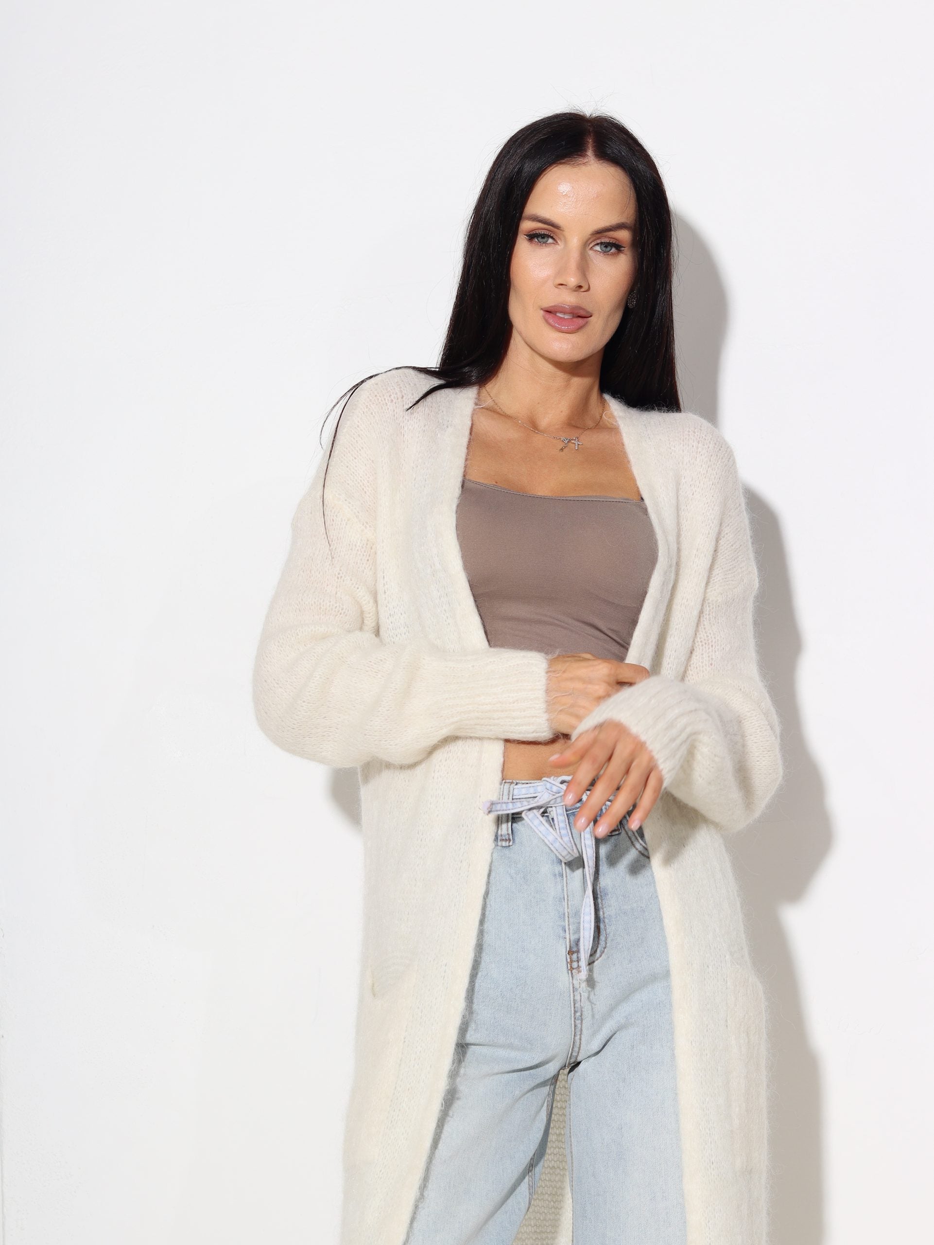 Balta, midi jaka bez aizdares (alpaka sastāvā) - 16242