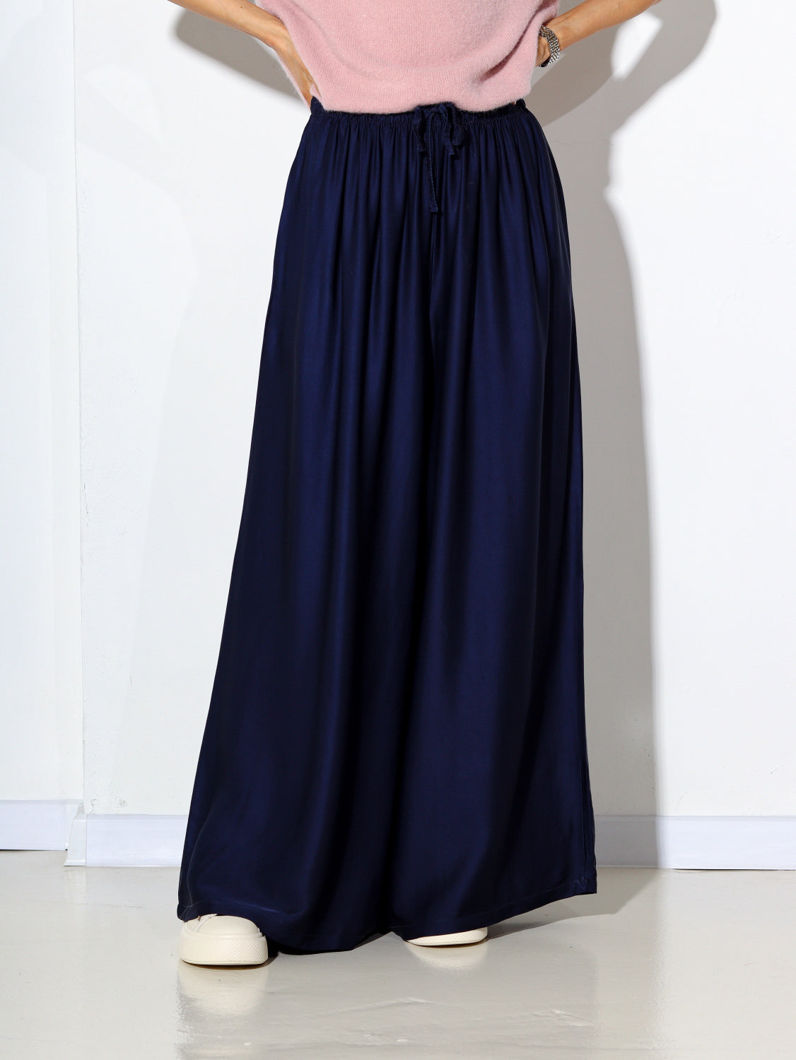 T.zilas zīda platstaru bikses - 14605