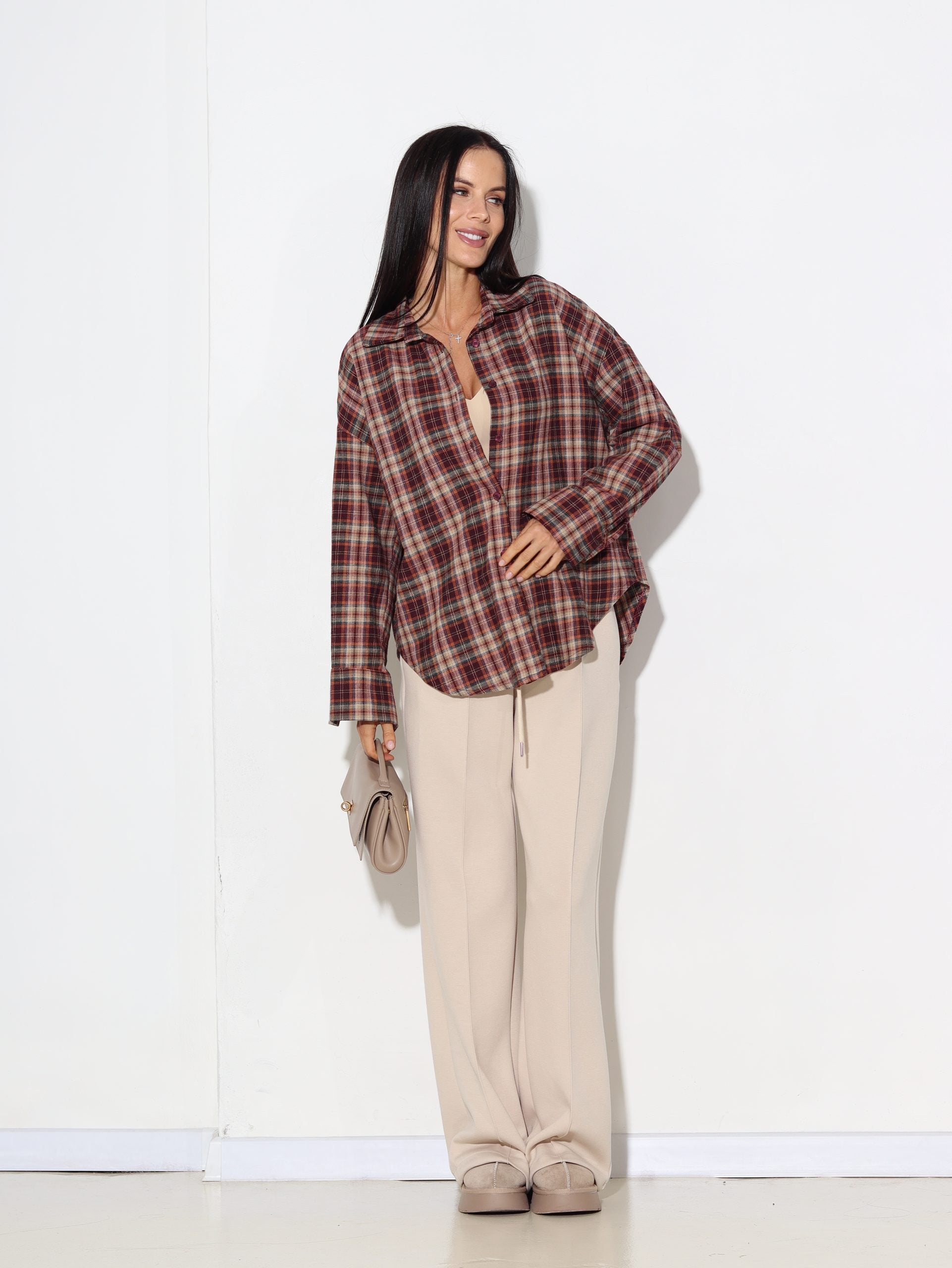 Bēšas, sportiska stila bikses - 16286