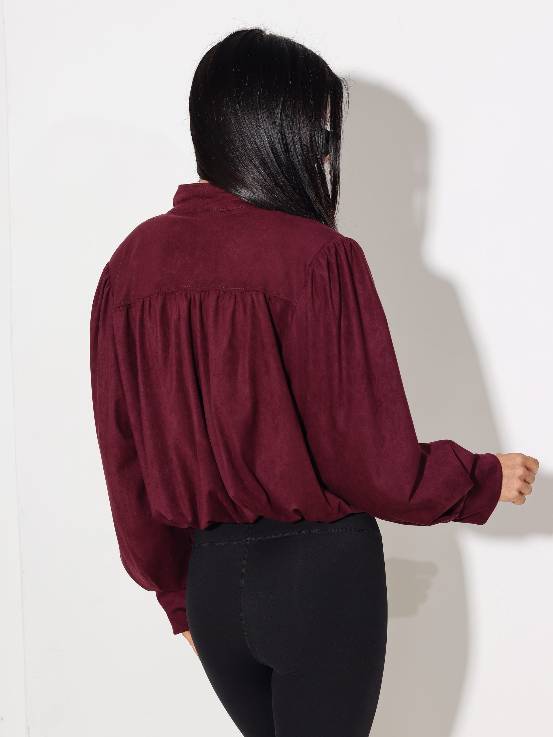 T.violeta zamša auduma bomber tipa virsjaka - 16295