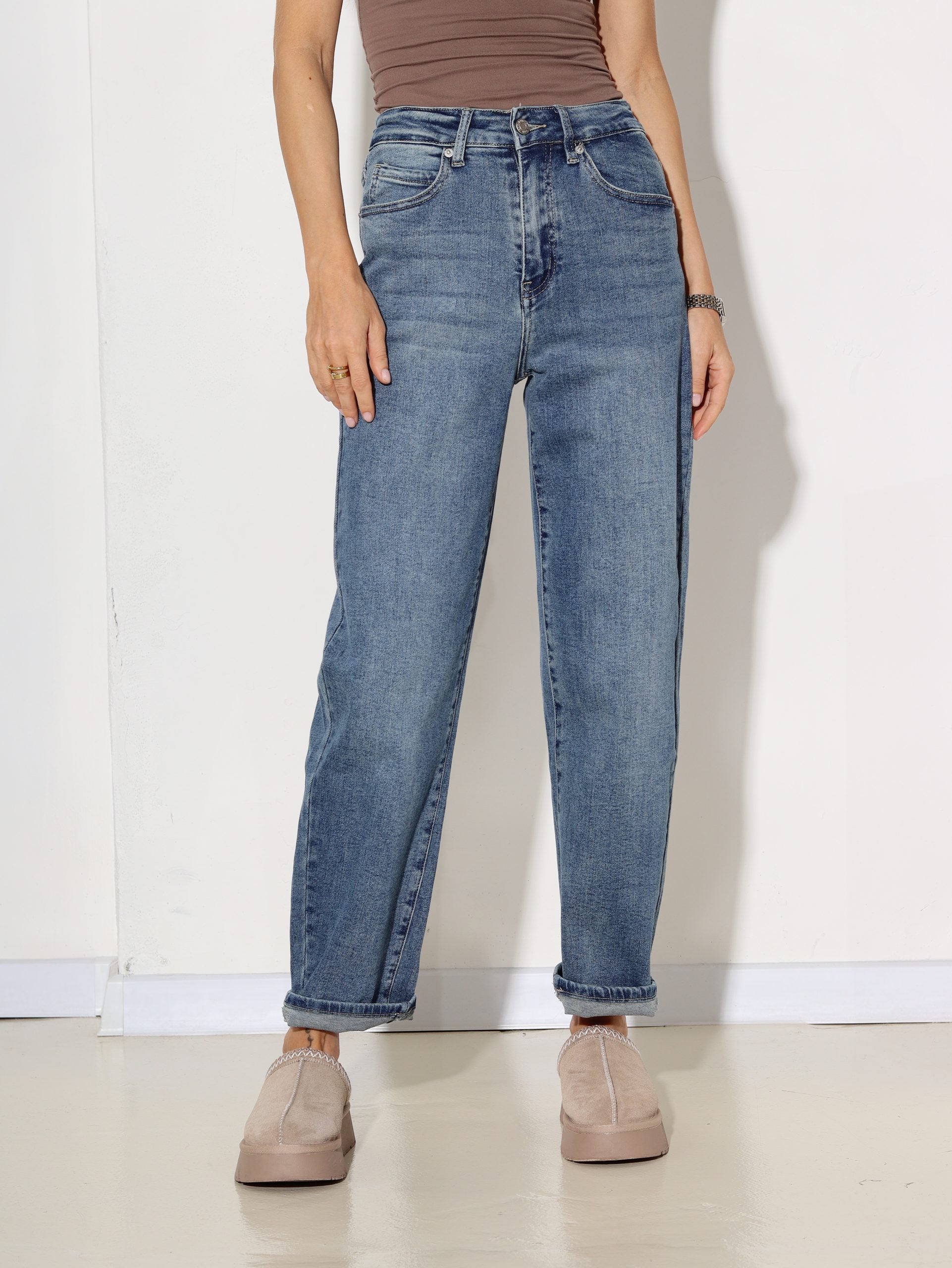 T.zilas džinsa bikses "Mom fit", Laulia firmas - 16248