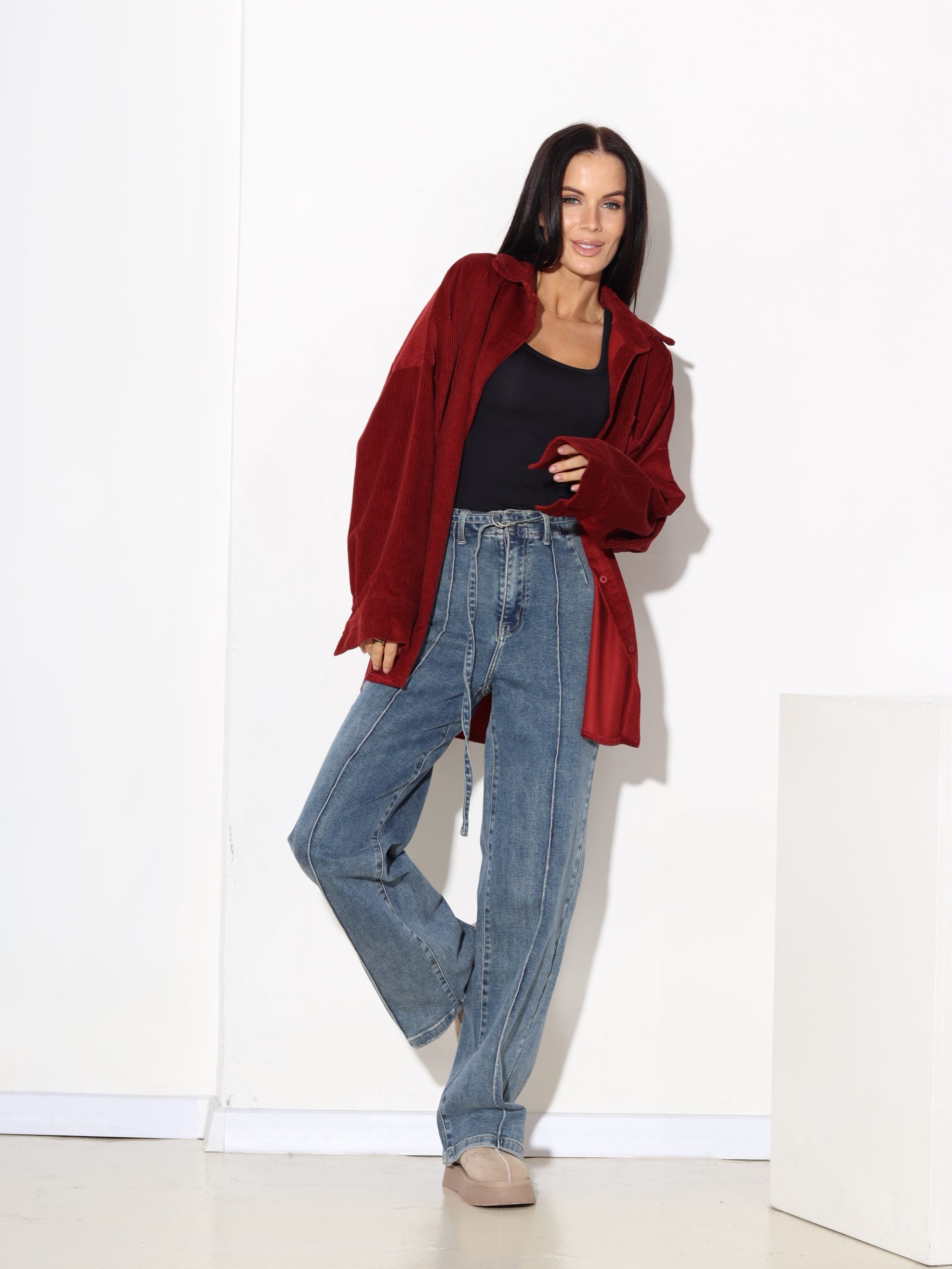 Zilas, "Laulia" firmas džinsu bikses ar viduslīniju - 17362