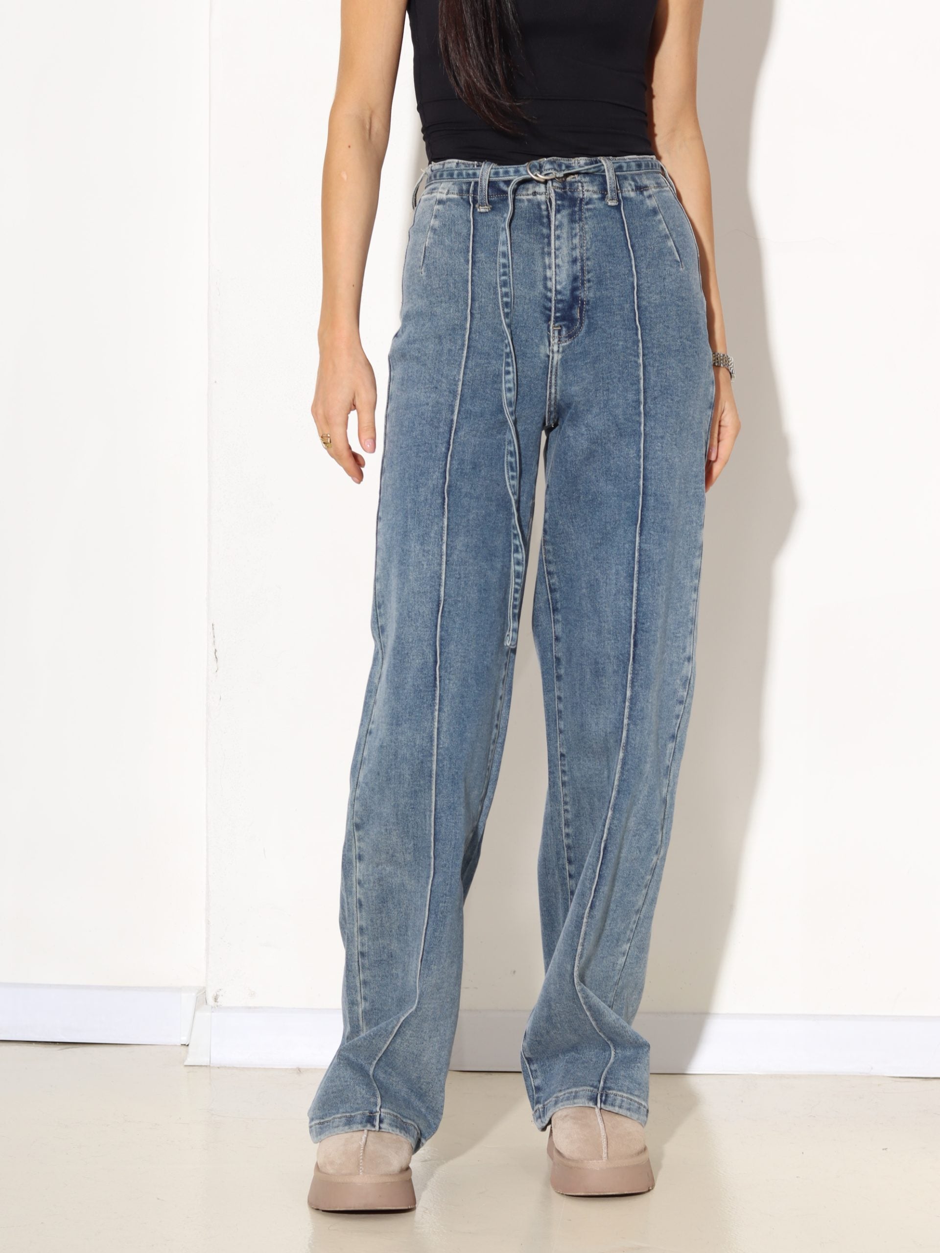 Zilas, "Laulia" firmas džinsu bikses ar viduslīniju - 17362