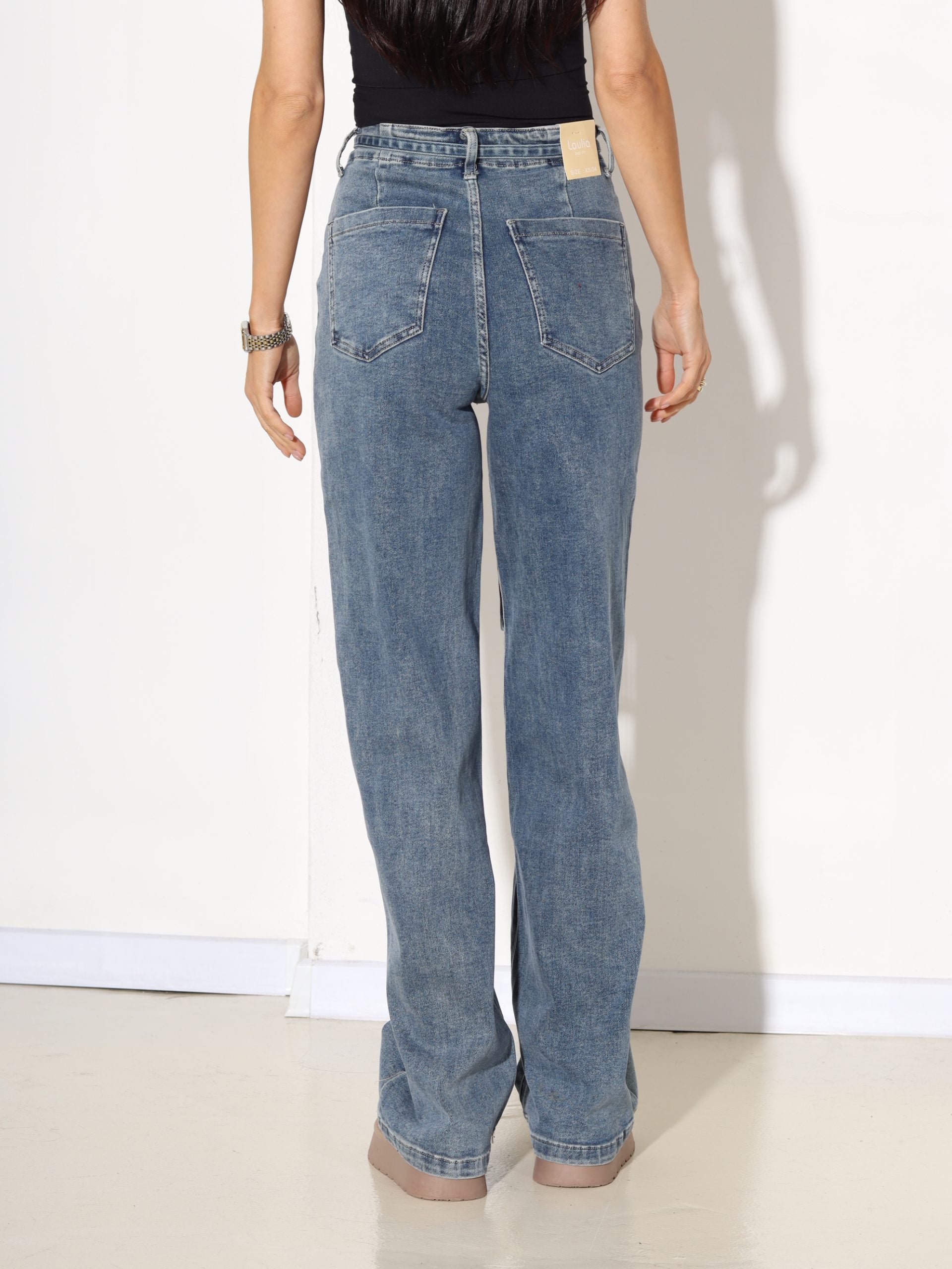 Zilas, "Laulia" firmas džinsu bikses ar viduslīniju - 17362