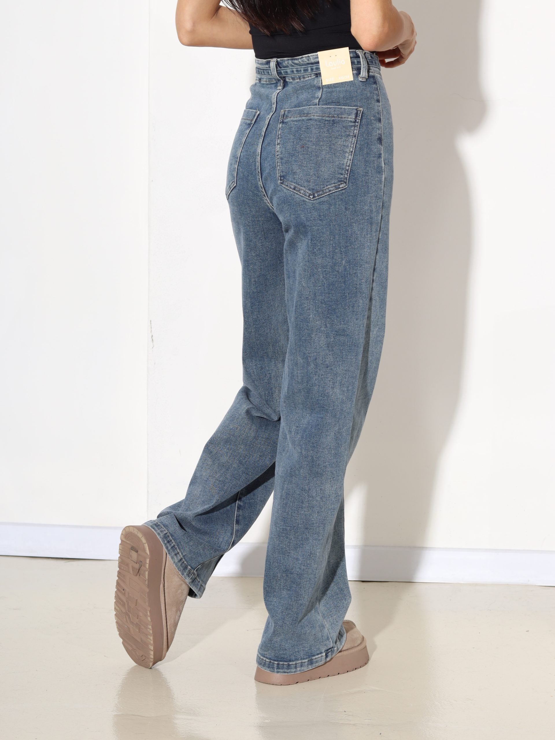 Zilas, "Laulia" firmas džinsu bikses ar viduslīniju - 17362