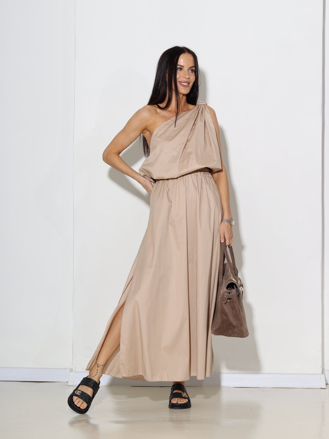 Bēšs, 2daļīgs komplekts 'Grieķu dieviete' - 15630