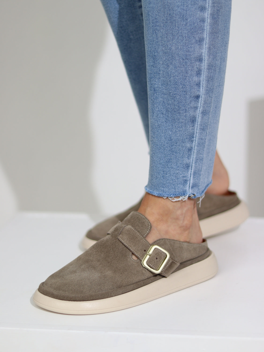 Hakī ar vaļēju papēdi, dabīgā zamšāda - 15674