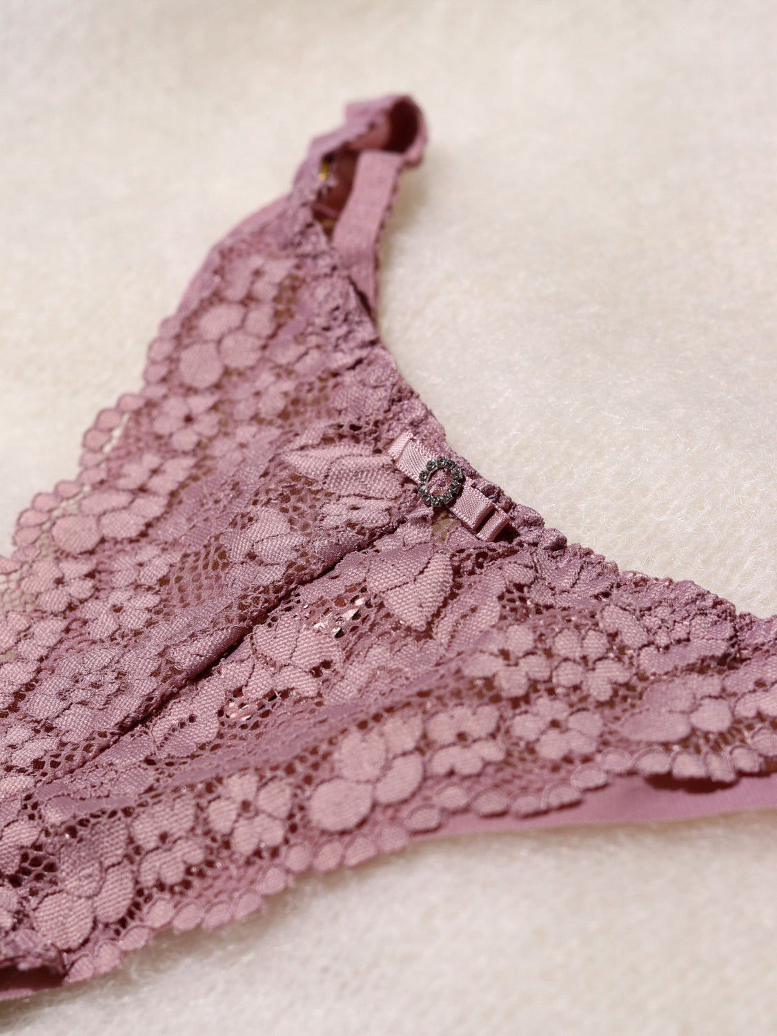 Veci rozā ziediņmežģīņu 'brazil' apakšbikses - 14395