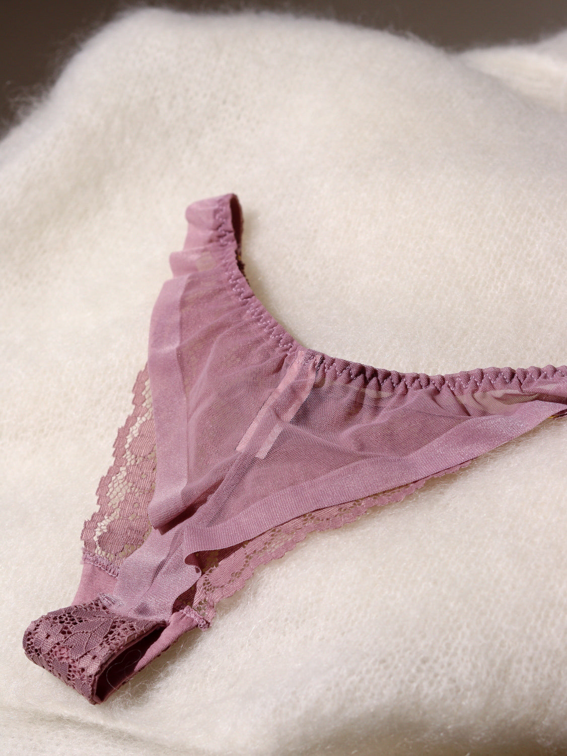 Veci rozā ziediņmežģīņu 'brazil' apakšbikses - 14395