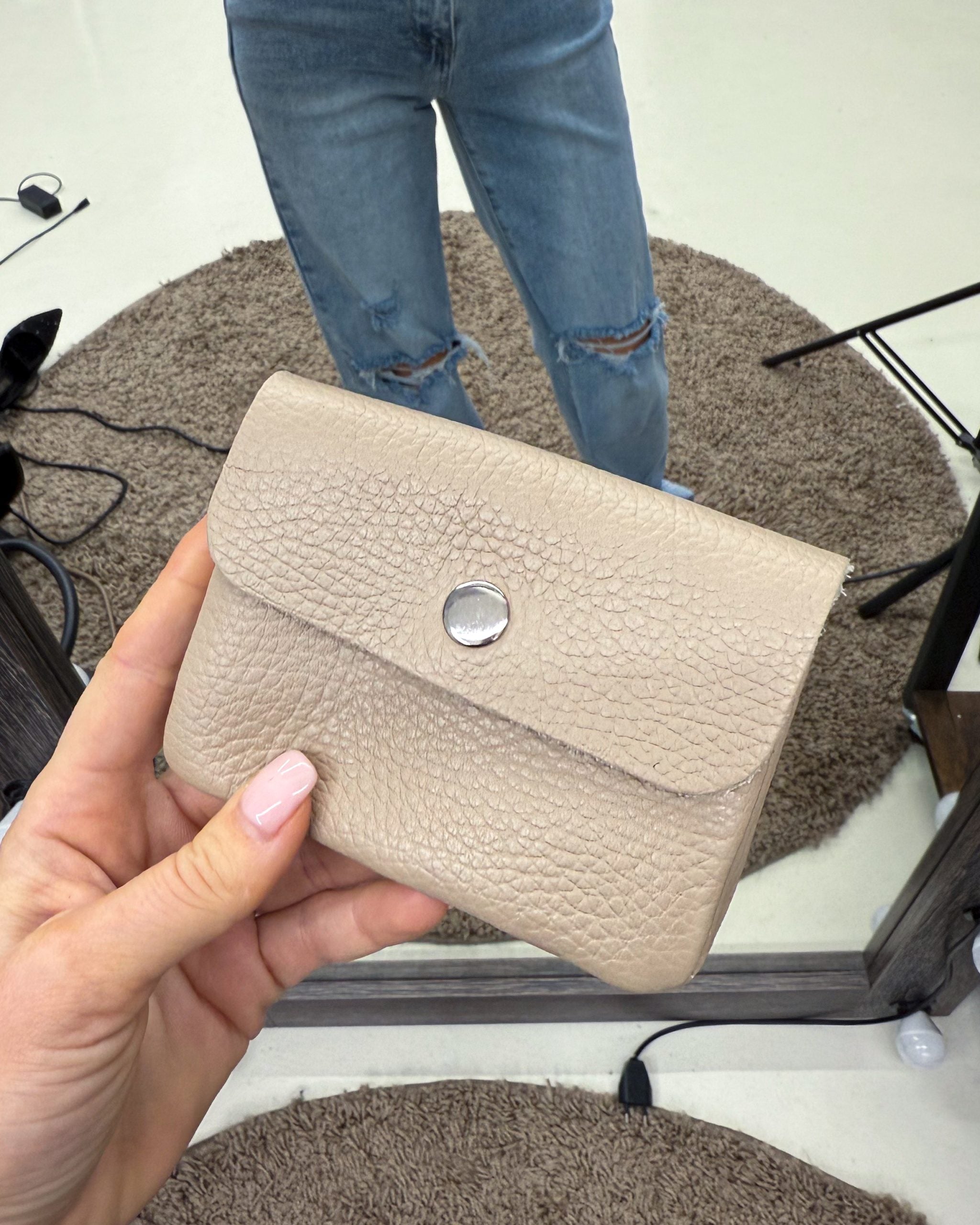 Bēšs MINI maciņš - 13829