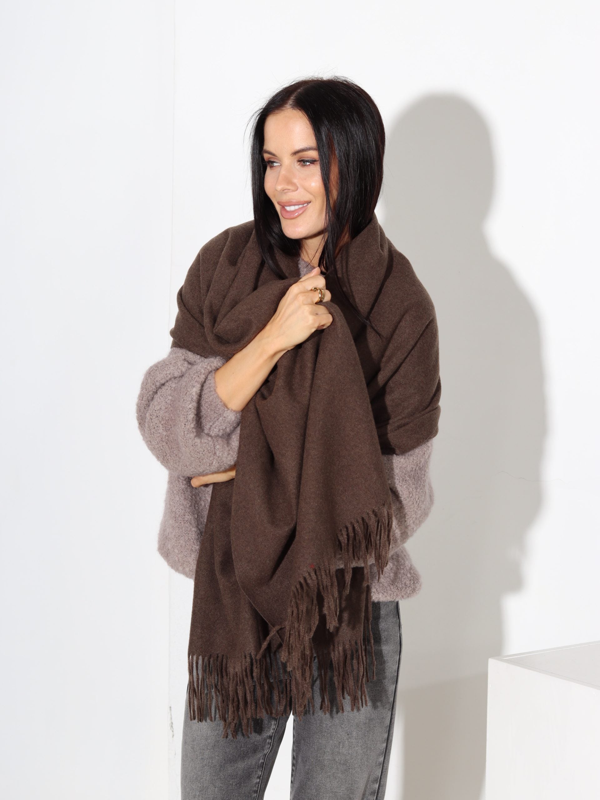 Šoko tonī šalle 'Kašmira pieskāriens' - 17774